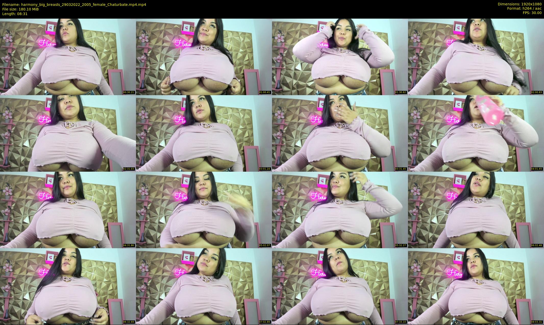 harmony_big_breasts — 9 minute Chaturbate female cam show recording, 1080p, Mar 29, 2022