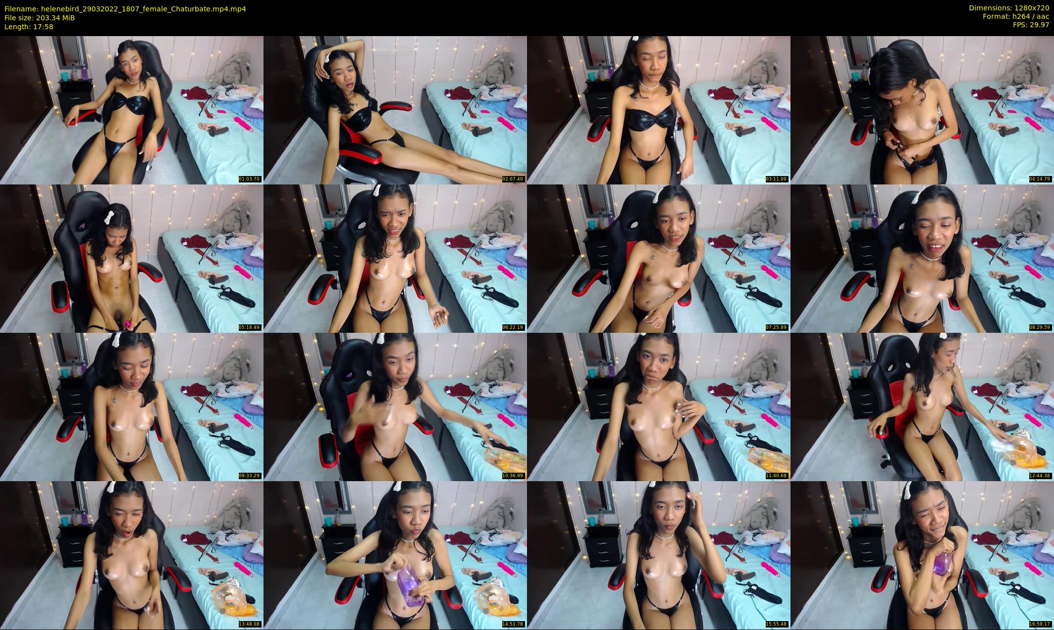 helenebird — 18 minute Chaturbate female cam show recording, 720p, Mar 29, 2022