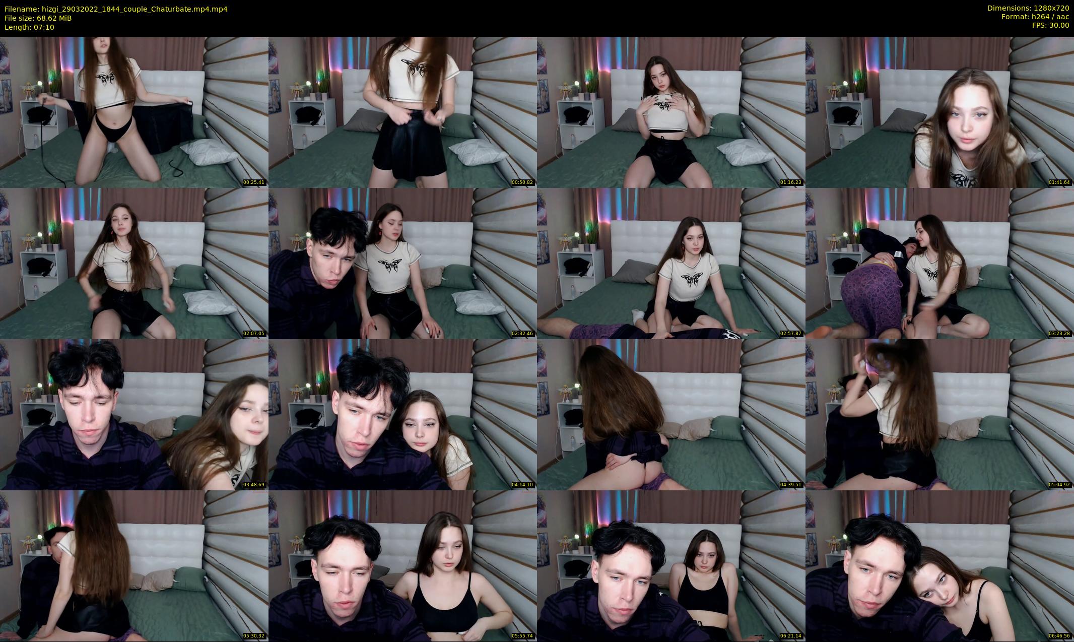 hizgi — 8 minute Chaturbate couple cam show recording, 720p, Mar 29, 2022