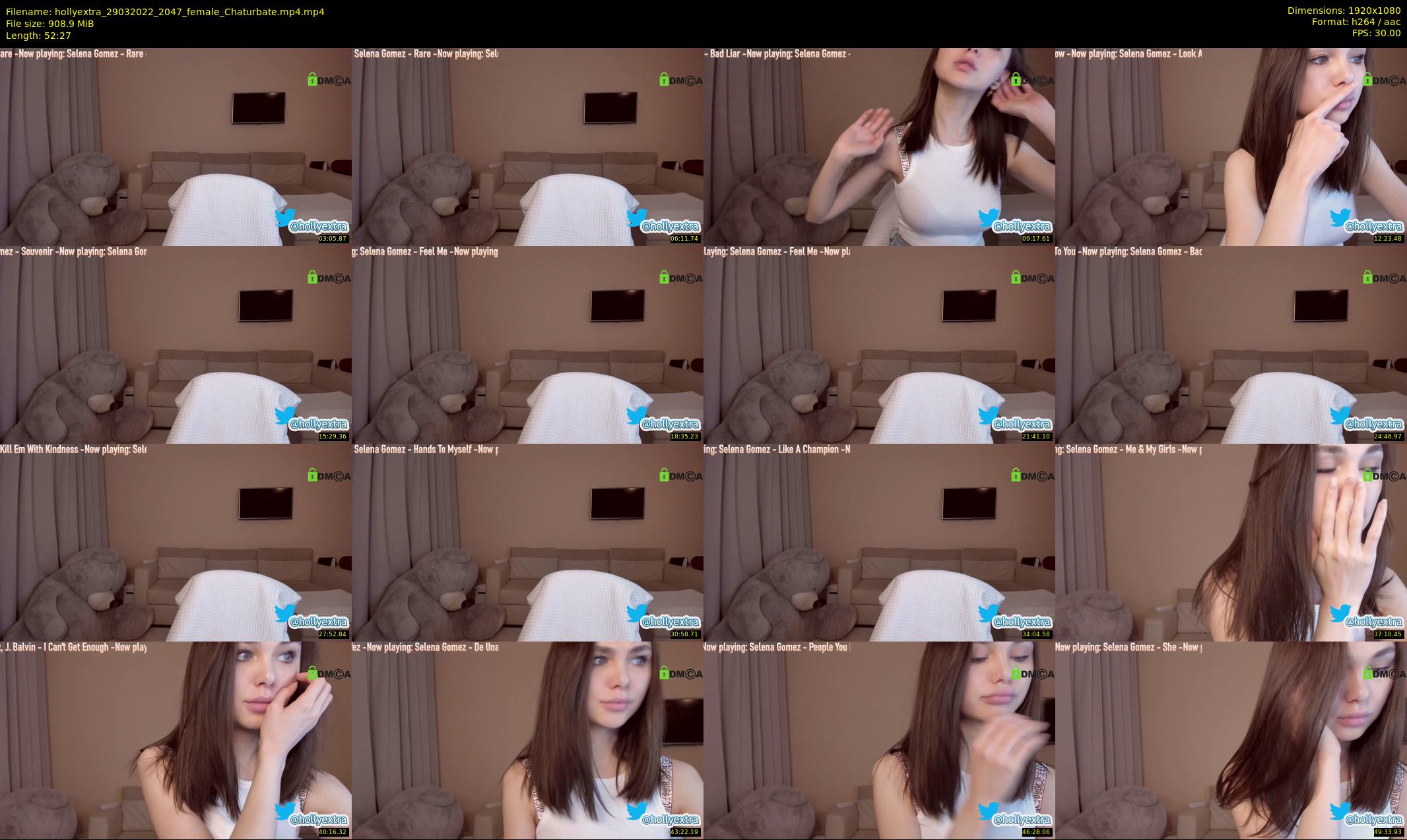 hollyextra — 53 minute Chaturbate female cam show recording, 1080p, Mar 29, 2022