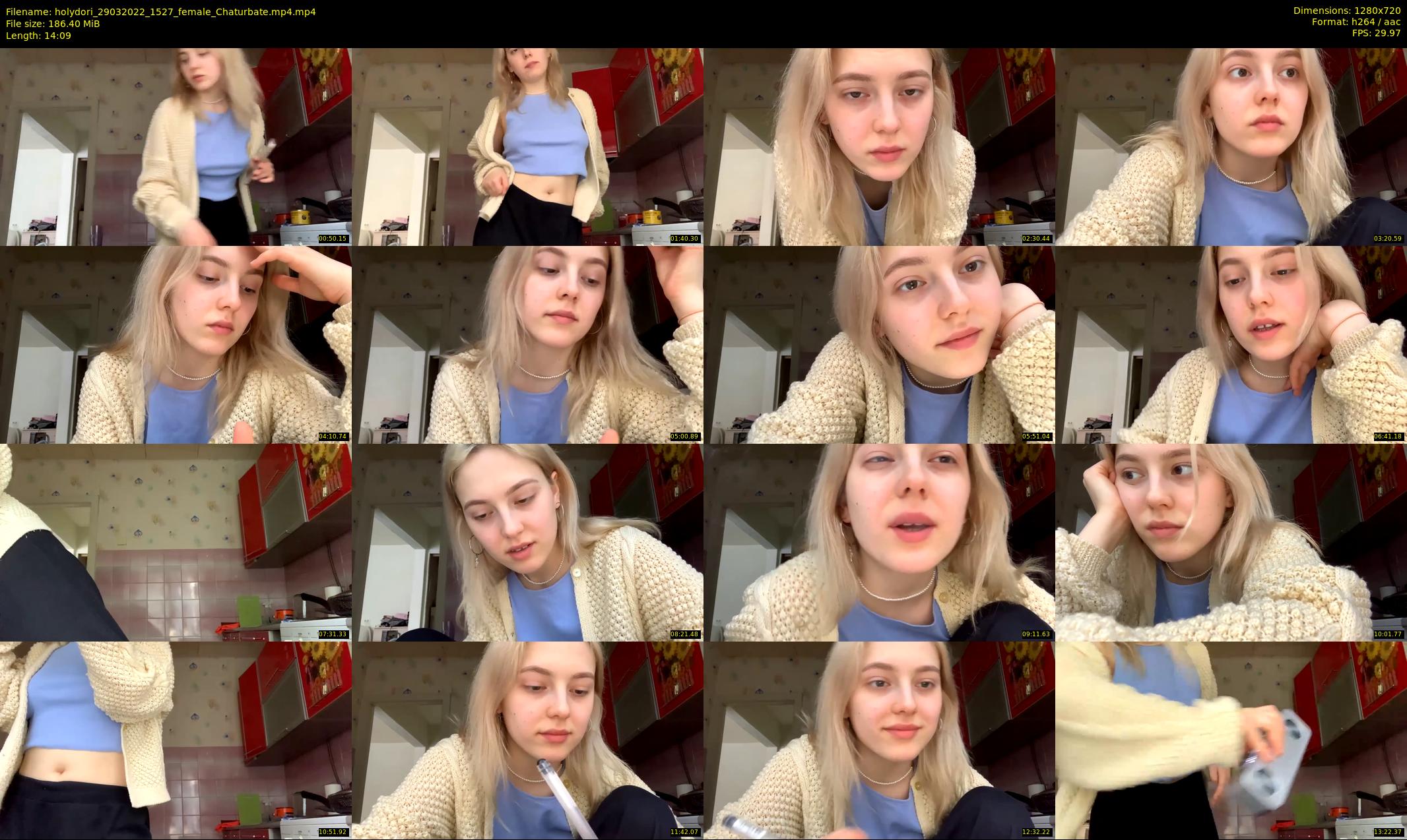 holydori — 15 minute Chaturbate female cam show recording, 720p, Mar 29, 2022