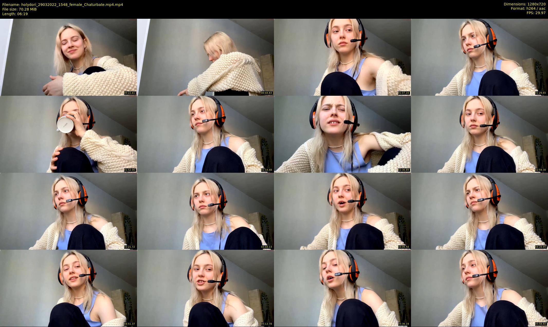 holydori — 7 minute Chaturbate female cam show recording, 720p, Mar 29, 2022