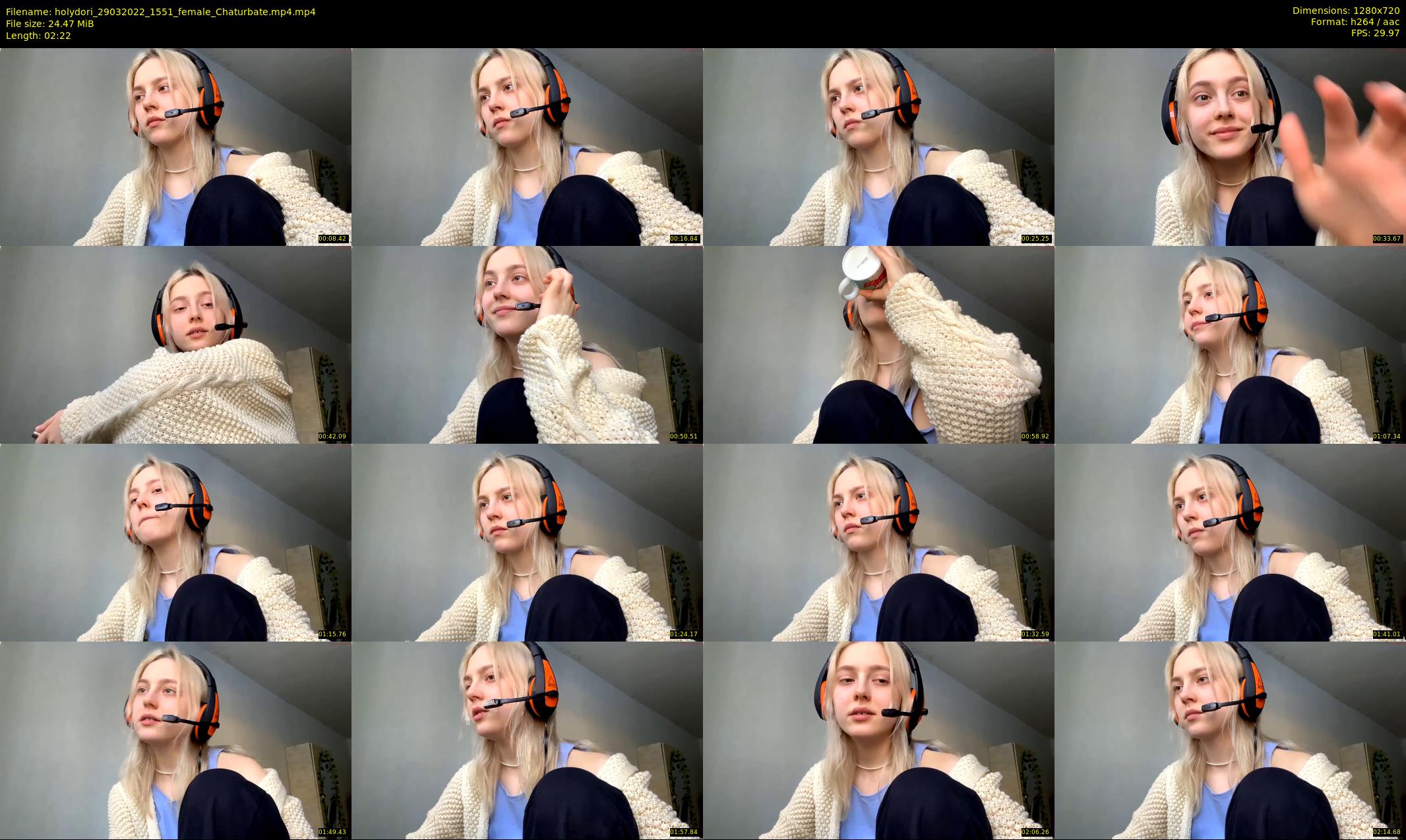 holydori — 3 minute Chaturbate female cam show recording, 720p, Mar 29, 2022