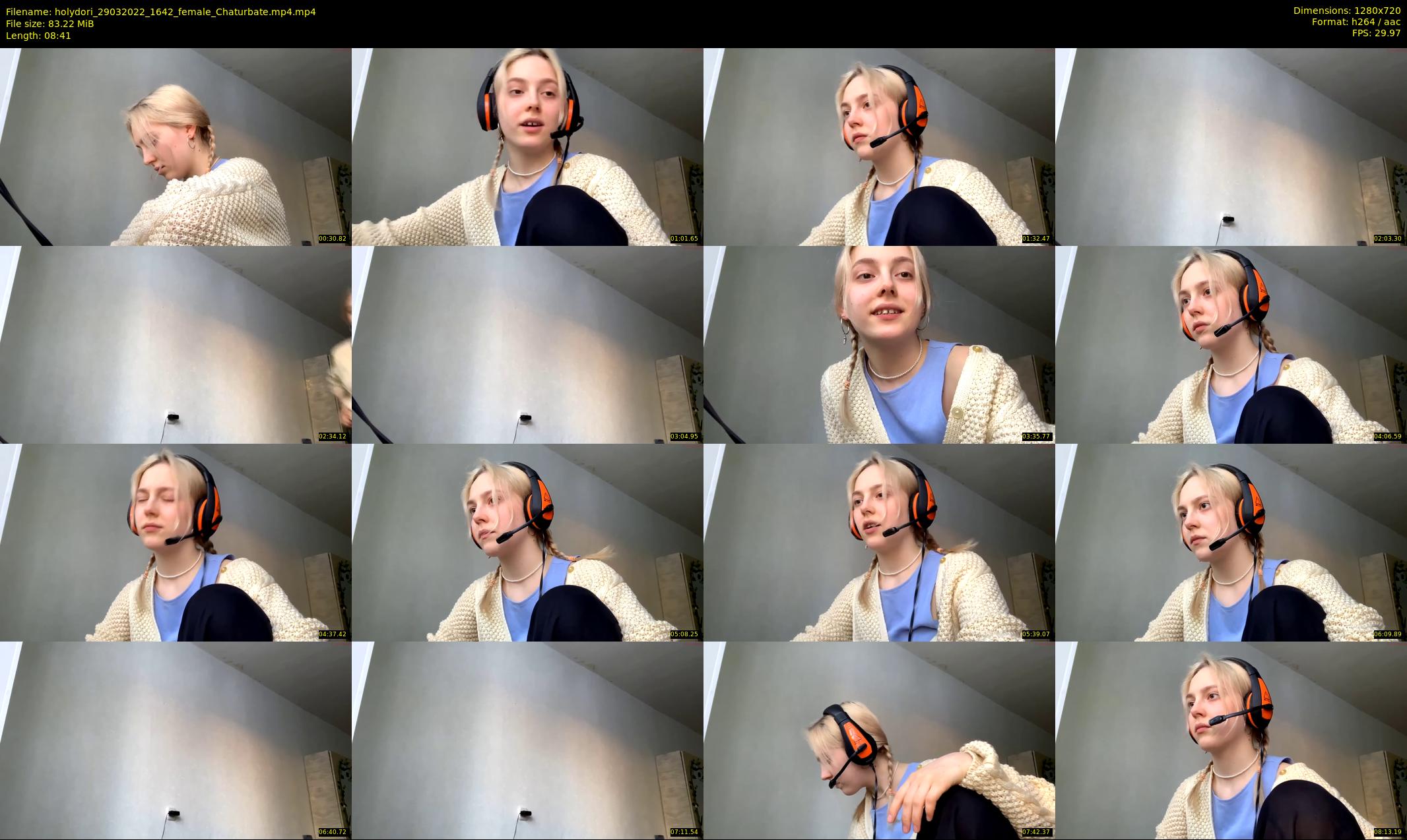 holydori — 9 minute Chaturbate female cam show recording, 720p, Mar 29, 2022