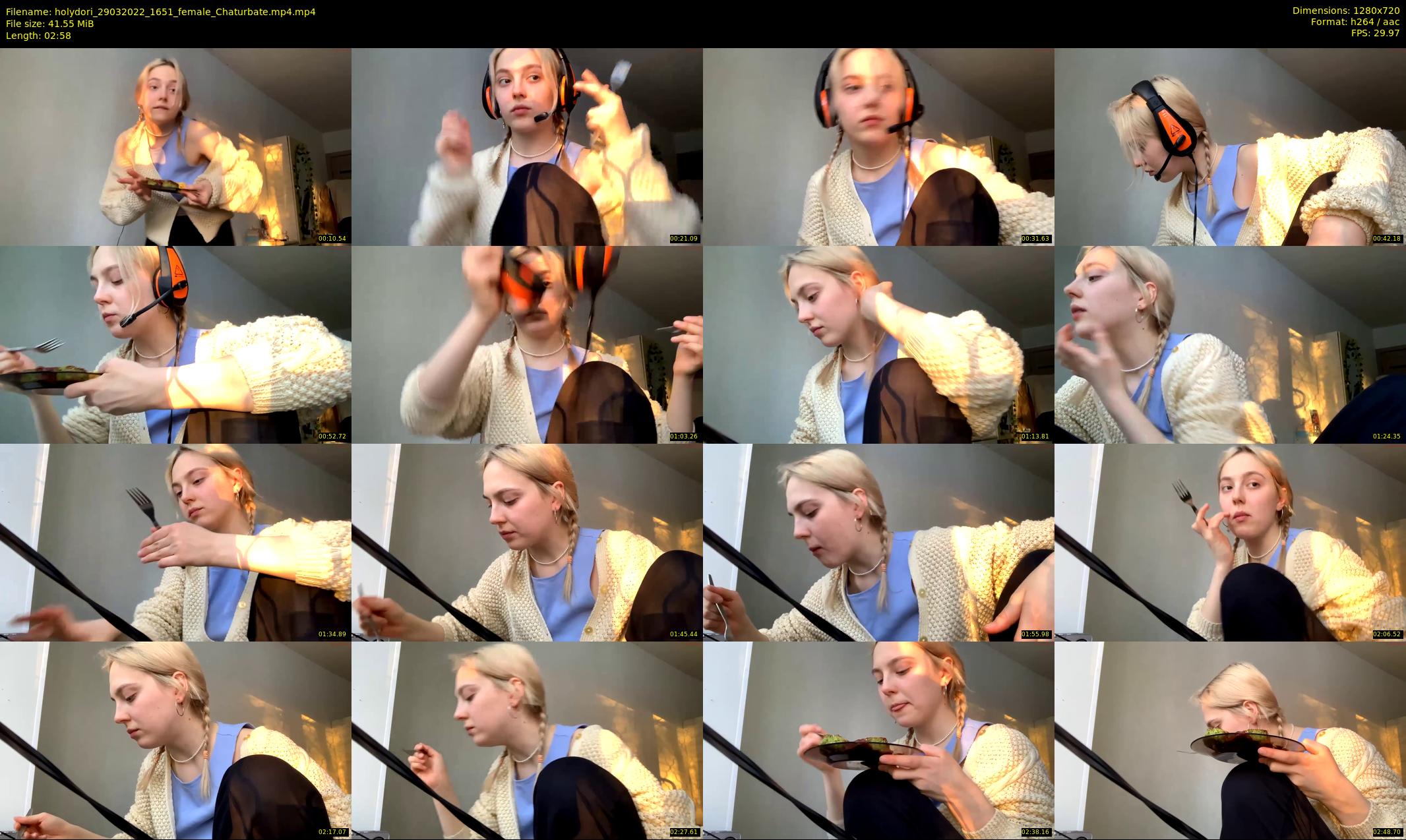 holydori — 3 minute Chaturbate female cam show recording, 720p, Mar 29, 2022