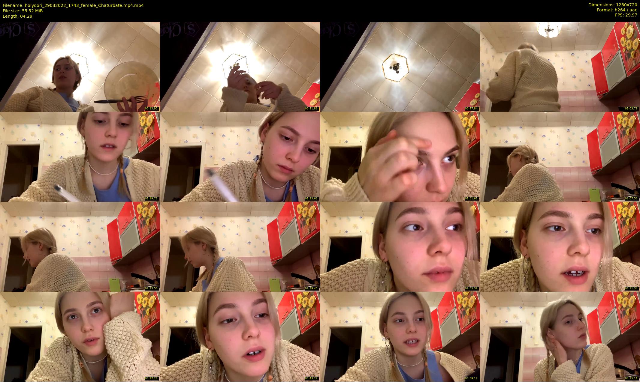 holydori — 5 minute Chaturbate female cam show recording, 720p, Mar 29, 2022