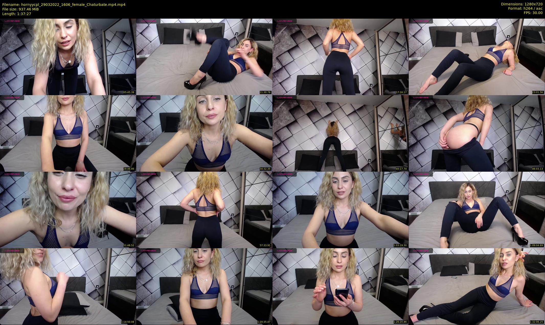 hornyycpl — 98 minute Chaturbate couple cam show recording, 720p, Mar 29, 2022