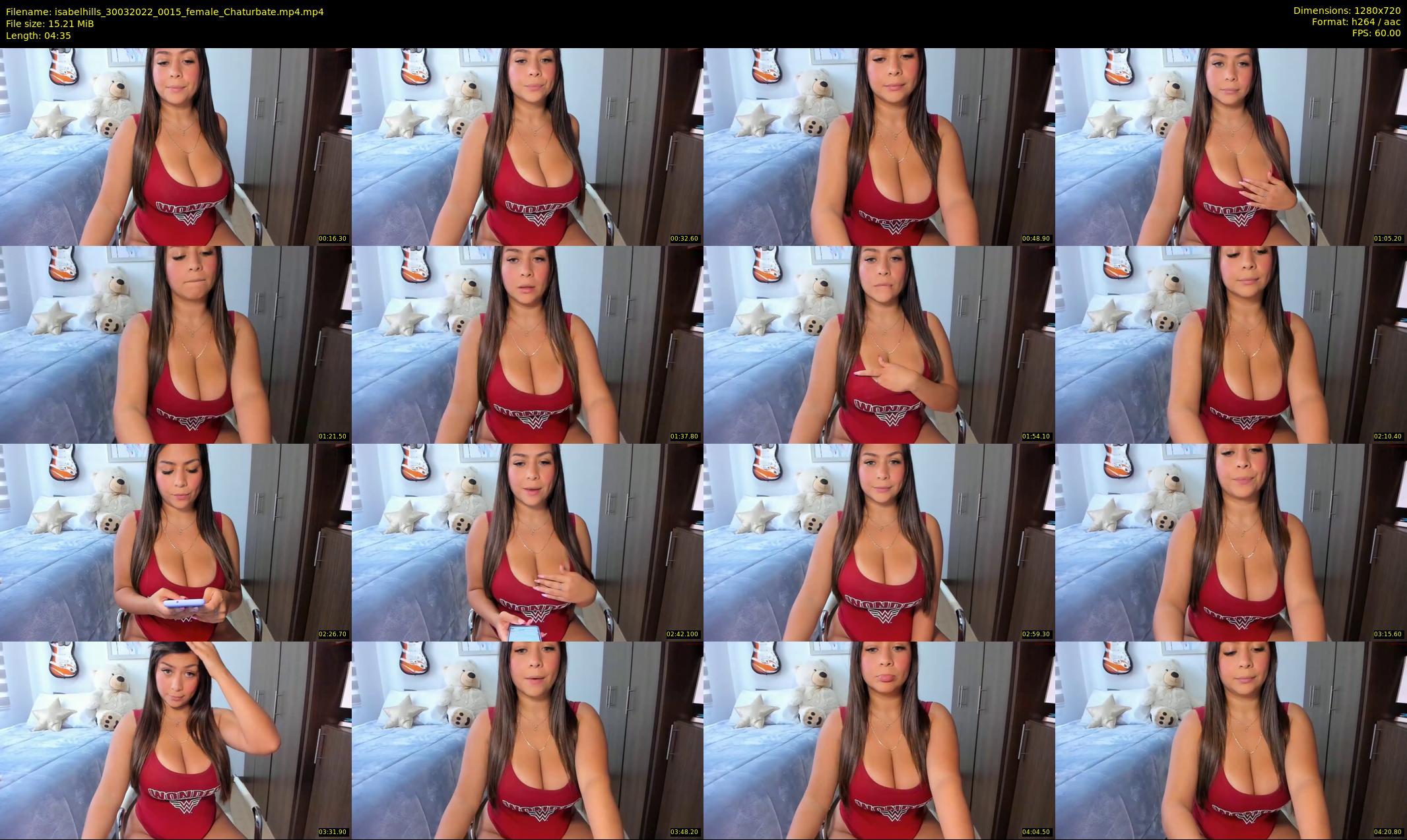 isabelhills — 5 minute Chaturbate female cam show recording, 720p, Mar 30, 2022