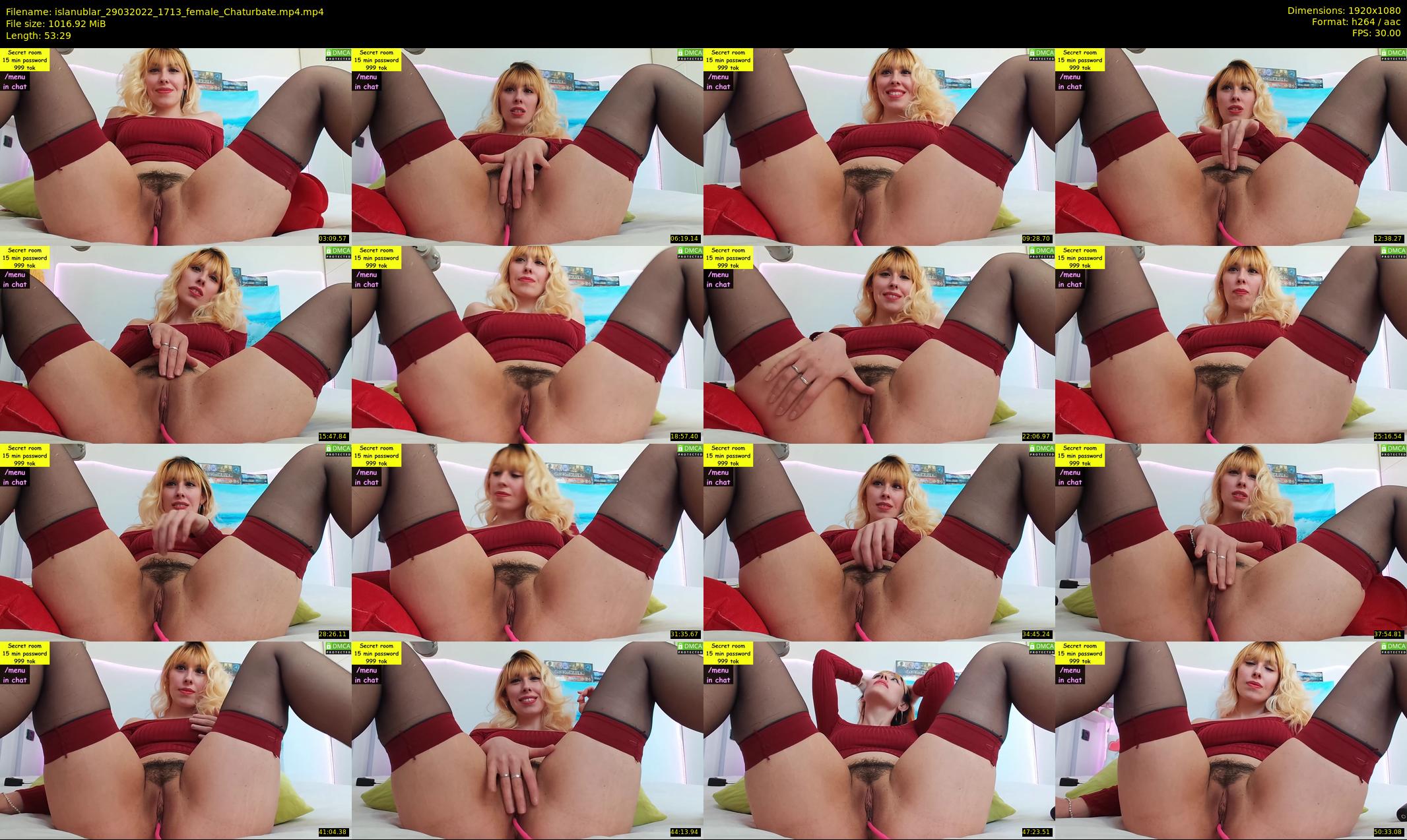 islanublar — 54 minute Chaturbate female cam show recording, 1080p, Mar 29, 2022