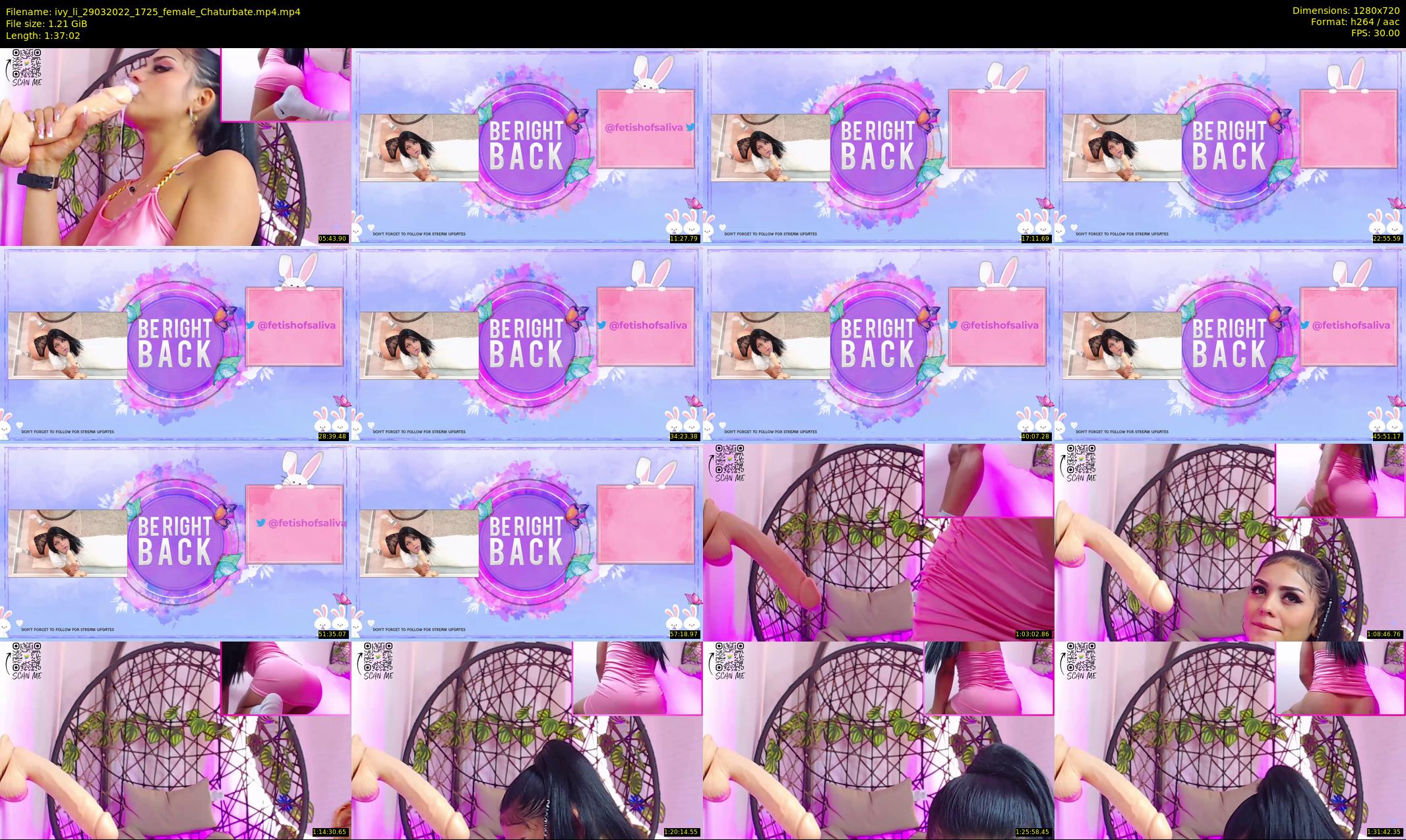 ivy_li — 98 minute Chaturbate female cam show recording, 720p, Mar 29, 2022