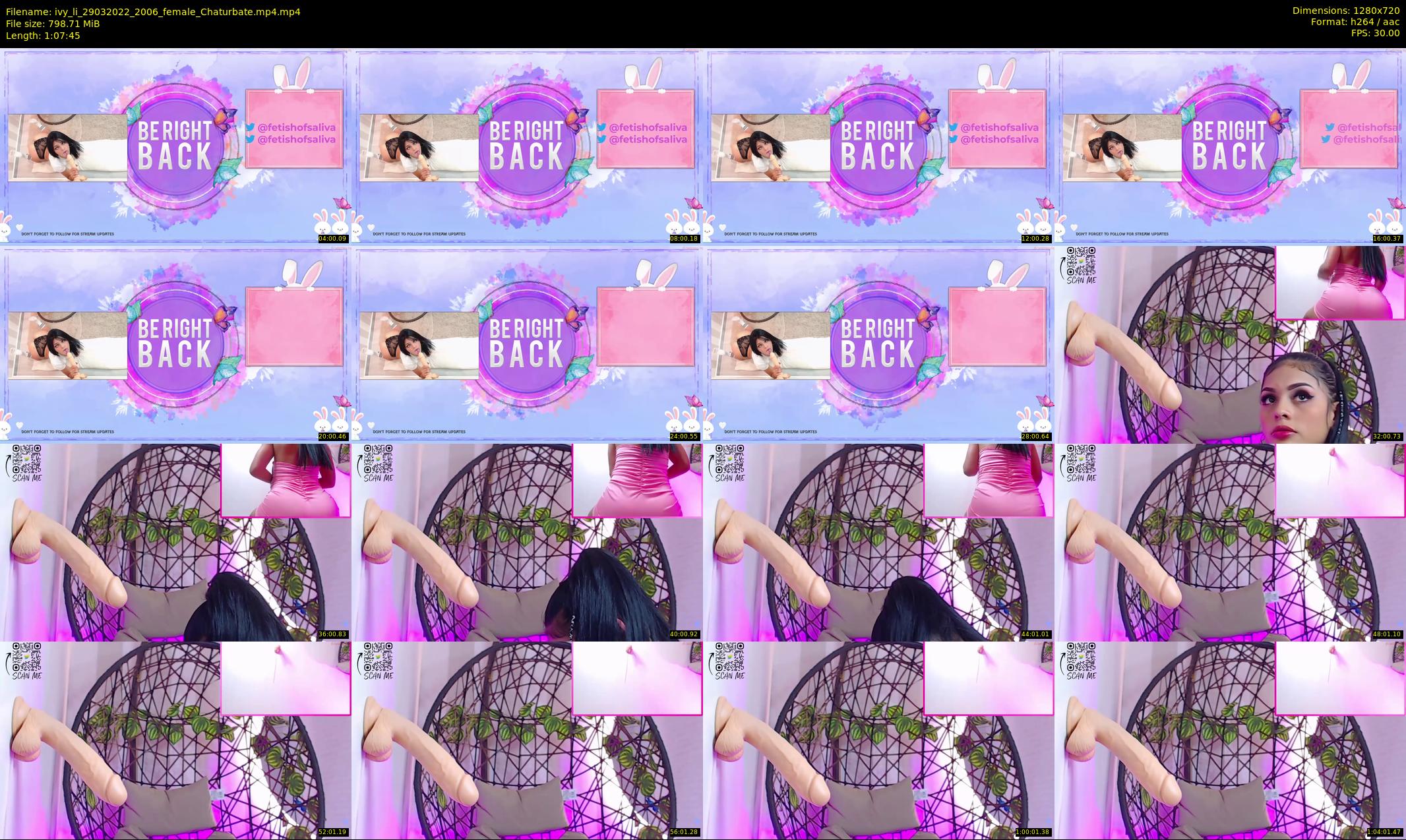 ivy_li — 68 minute Chaturbate female cam show recording, 720p, Mar 29, 2022