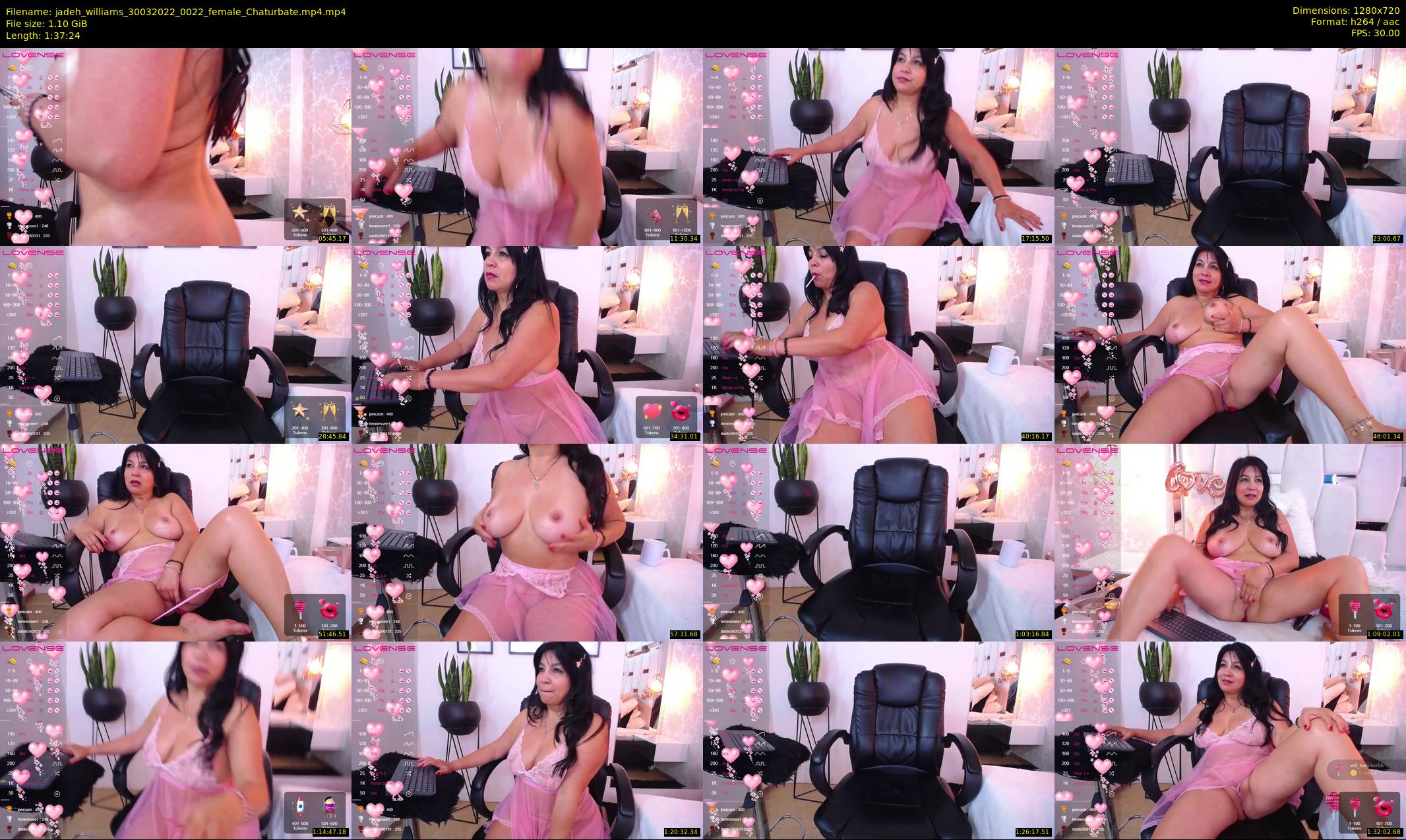 jadeh_williams — 98 minute Chaturbate female cam show recording, 720p, Mar 30, 2022