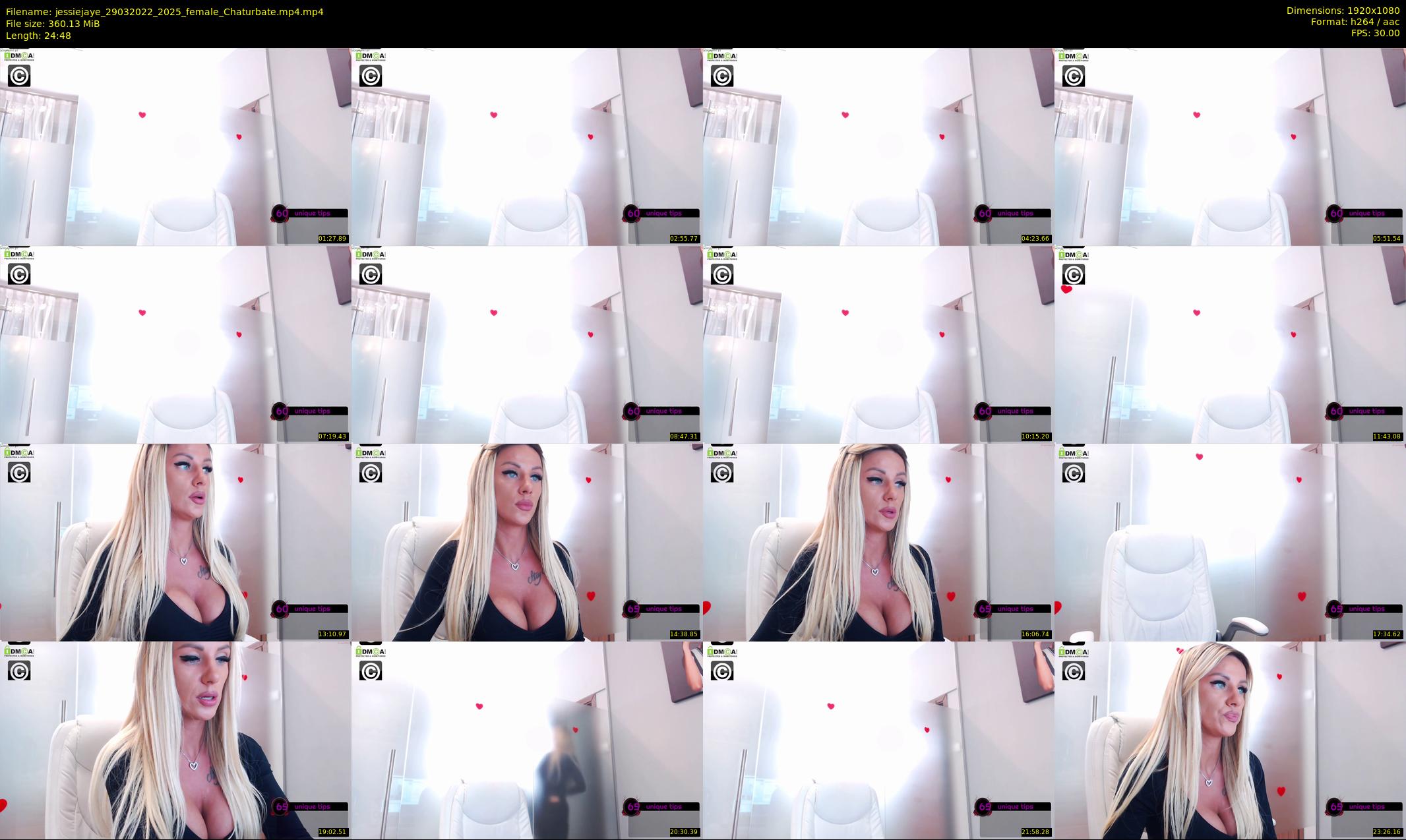 jessiejaye — 25 minute Chaturbate female cam show recording, 1080p, Mar 29, 2022