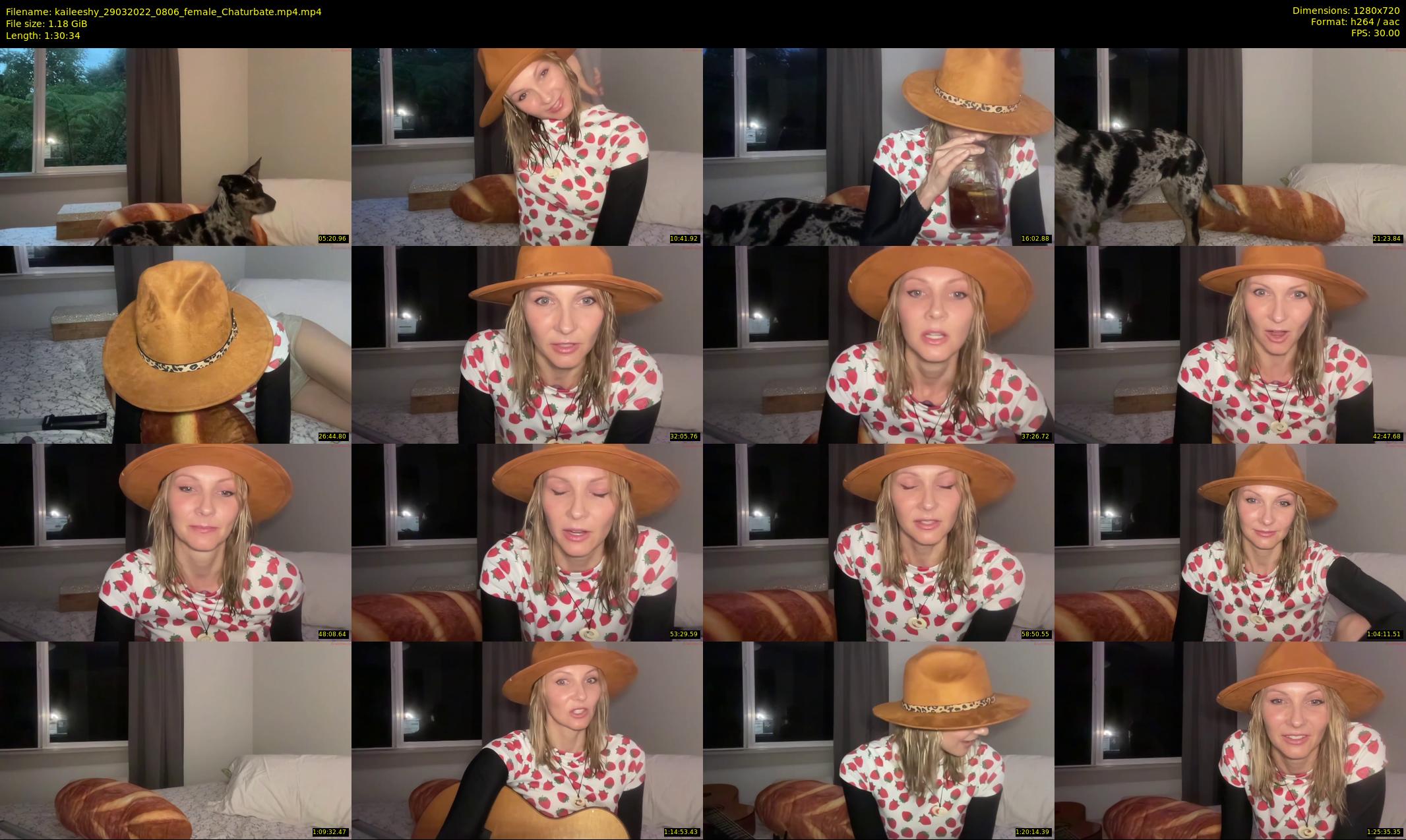 kaileeshy — 91 minute Chaturbate female cam show recording, 720p, Mar 29, 2022