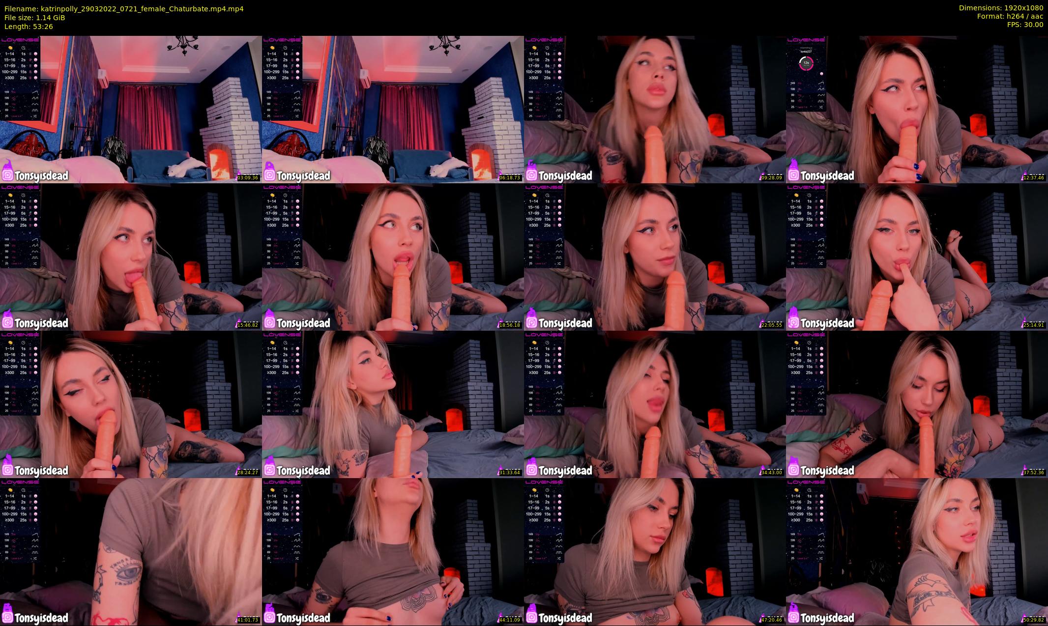 katrinpolly — 54 minute Chaturbate couple cam show recording, 1080p, Mar 29, 2022