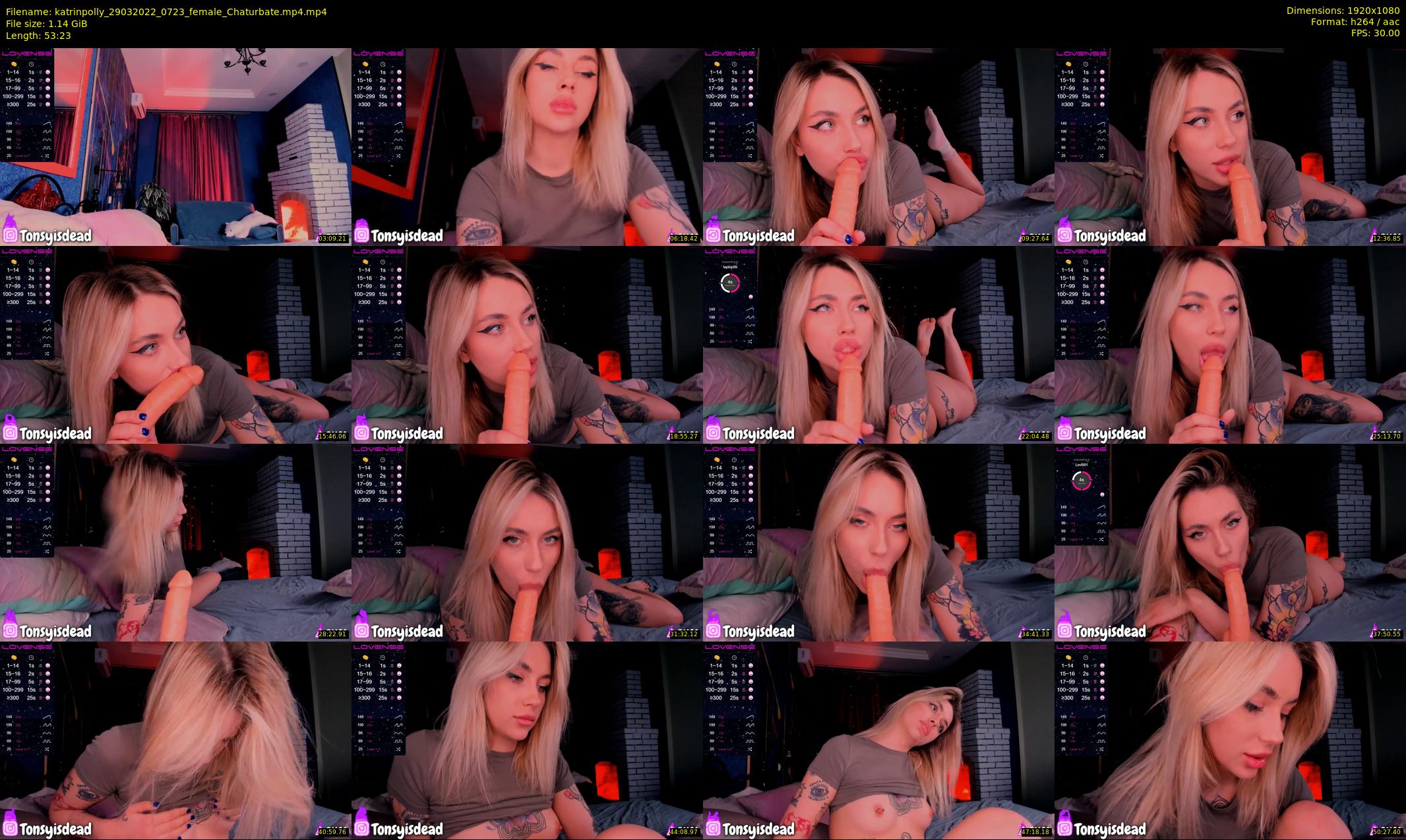 katrinpolly — 54 minute Chaturbate couple cam show recording, 1080p, Mar 29, 2022