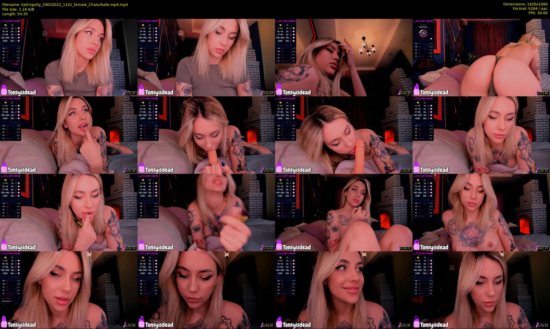 katrinpolly — 55 minute Chaturbate couple cam show recording, 1080p, Mar 29, 2022