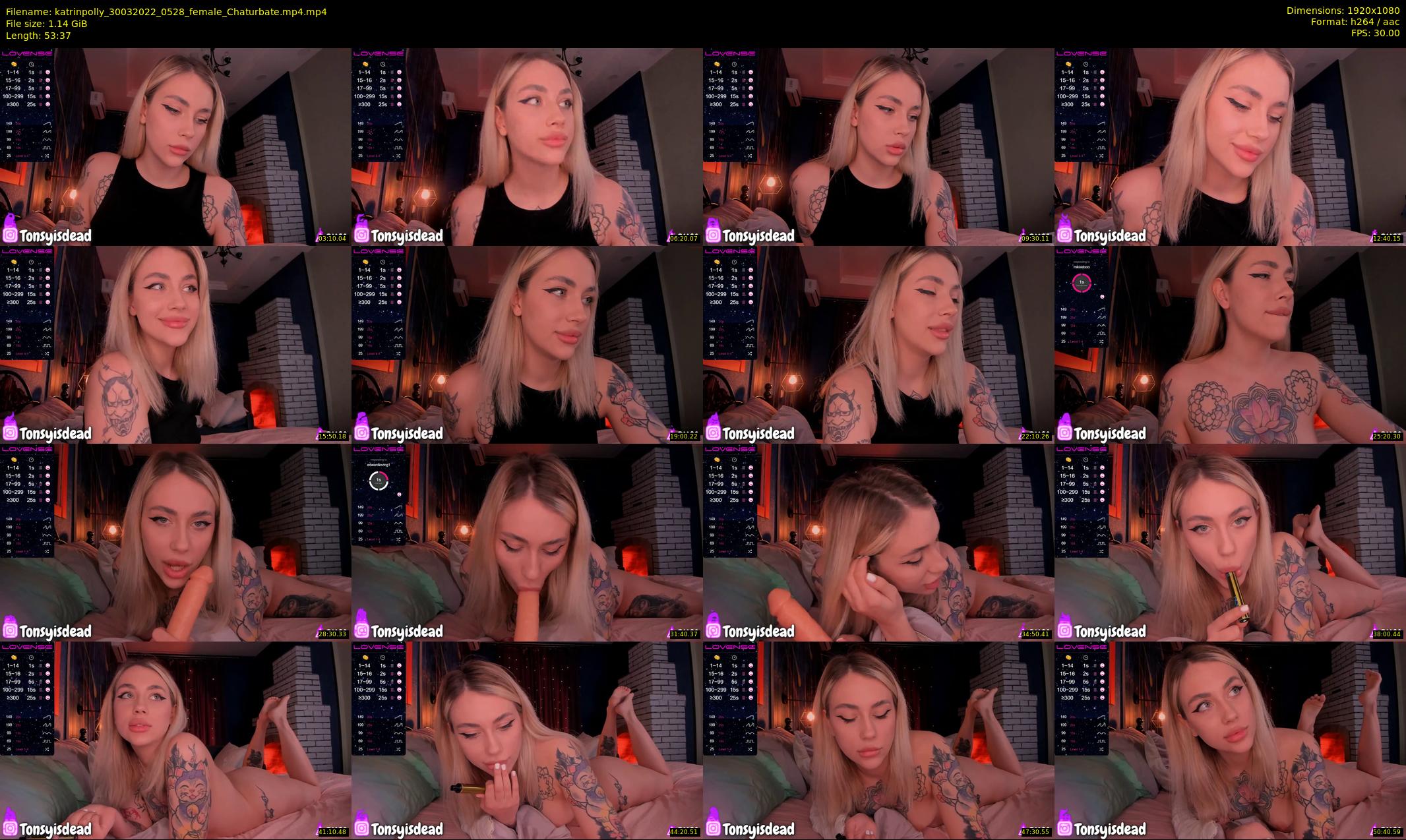 katrinpolly — 54 minute Chaturbate couple cam show recording, 1080p, Mar 30, 2022