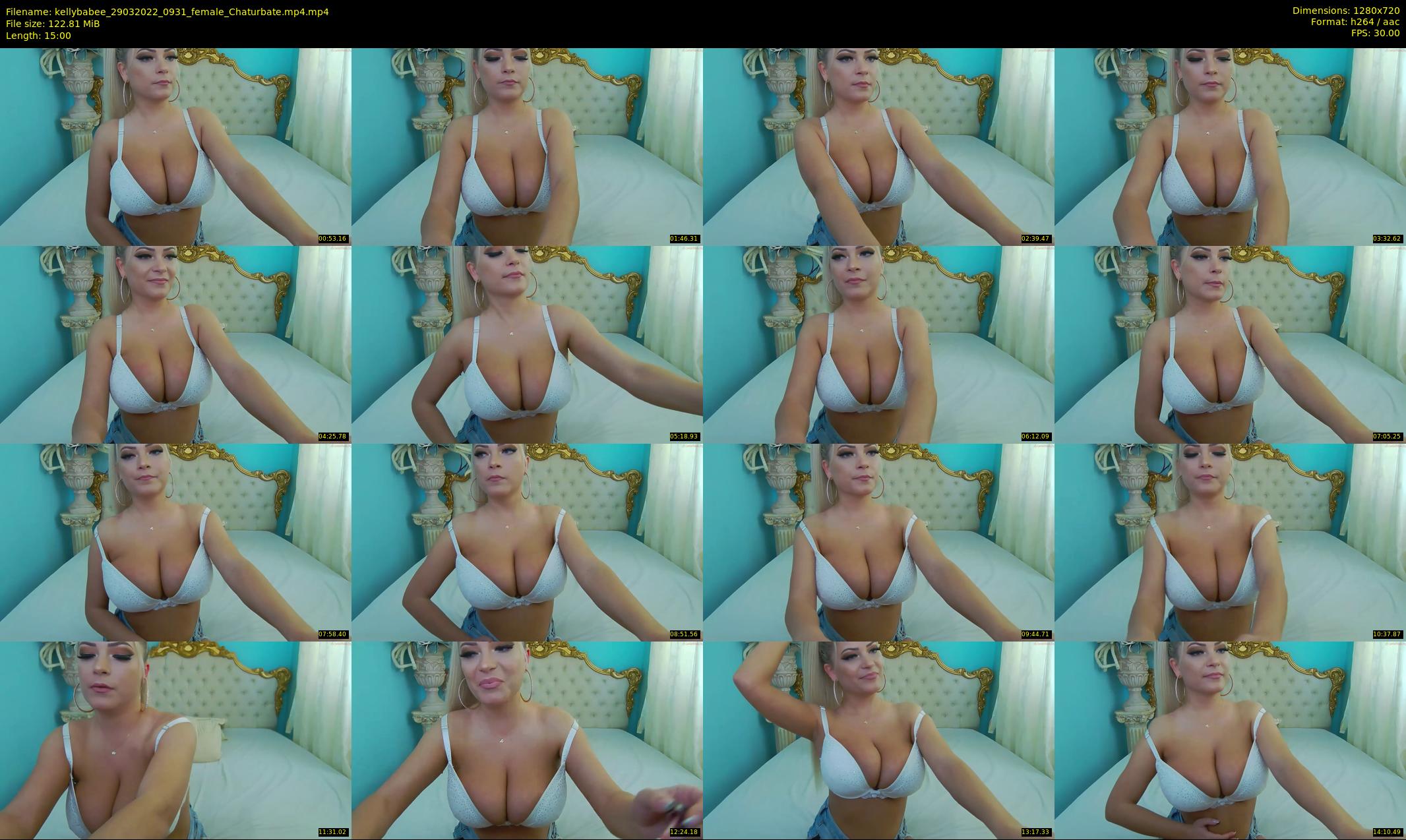 kellybabee — 15 minute Chaturbate female cam show recording, 720p, Mar 29, 2022