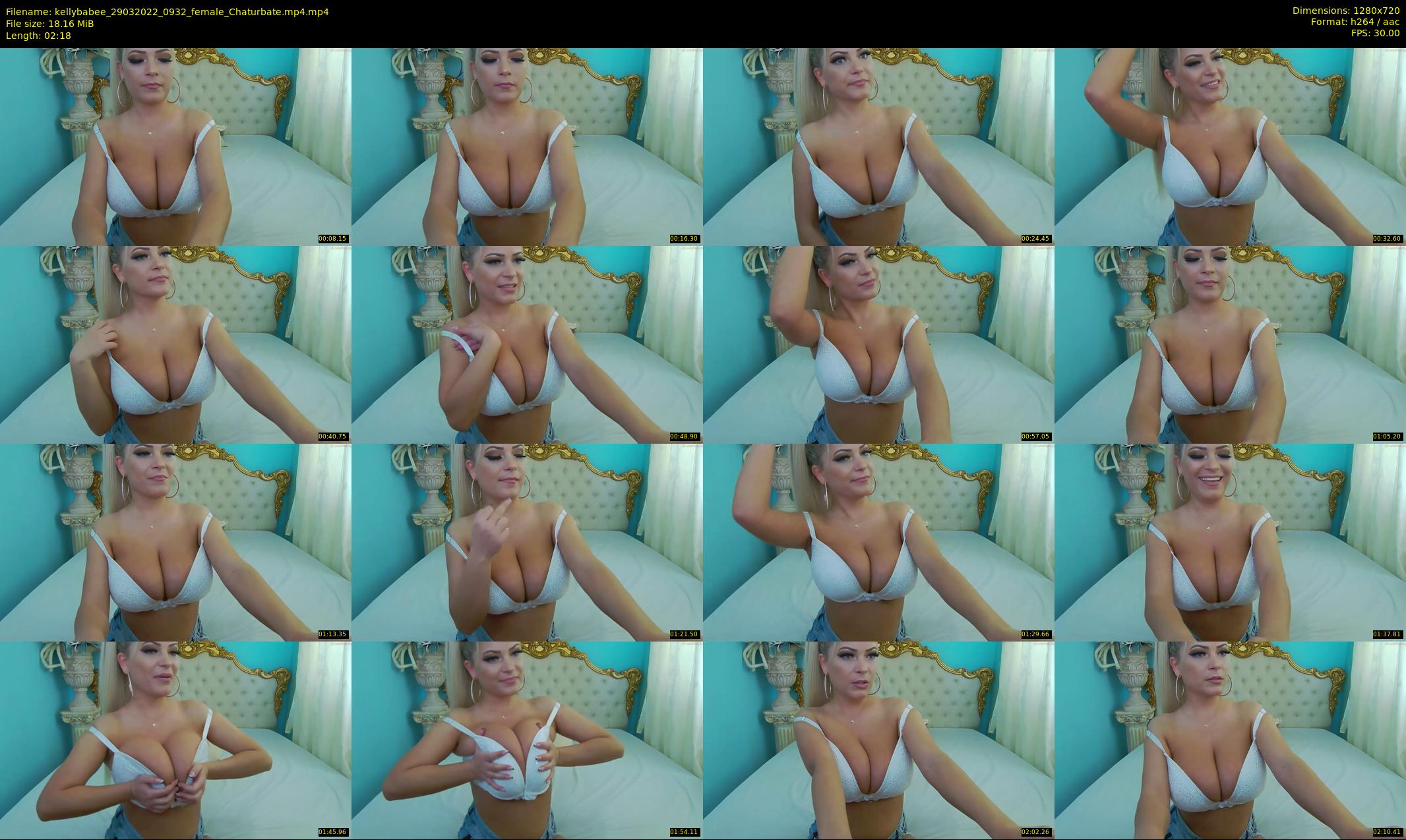 kellybabee — 3 minute Chaturbate female cam show recording, 720p, Mar 29, 2022