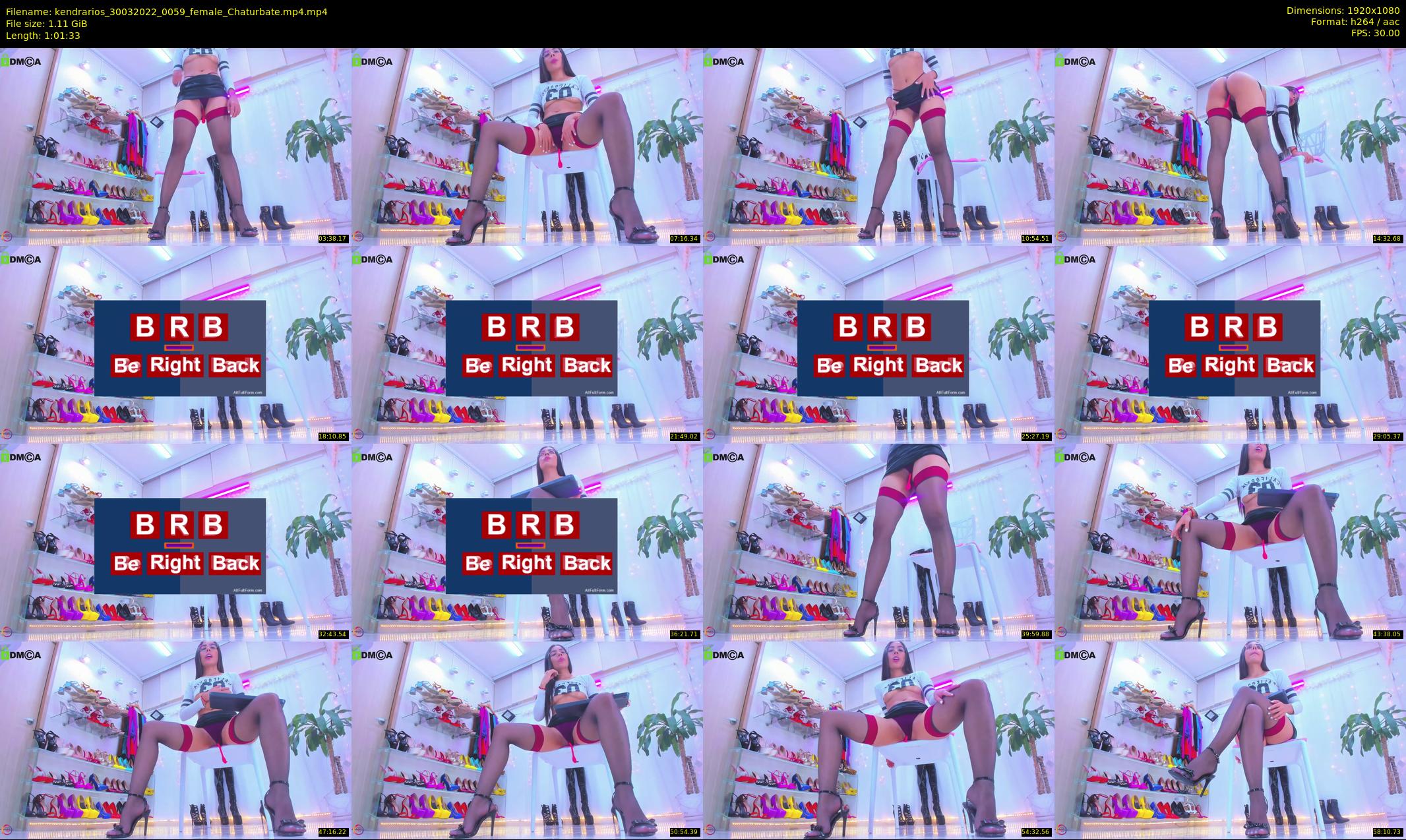 kendrarios — 62 minute Chaturbate female cam show recording, 1080p, Mar 30, 2022