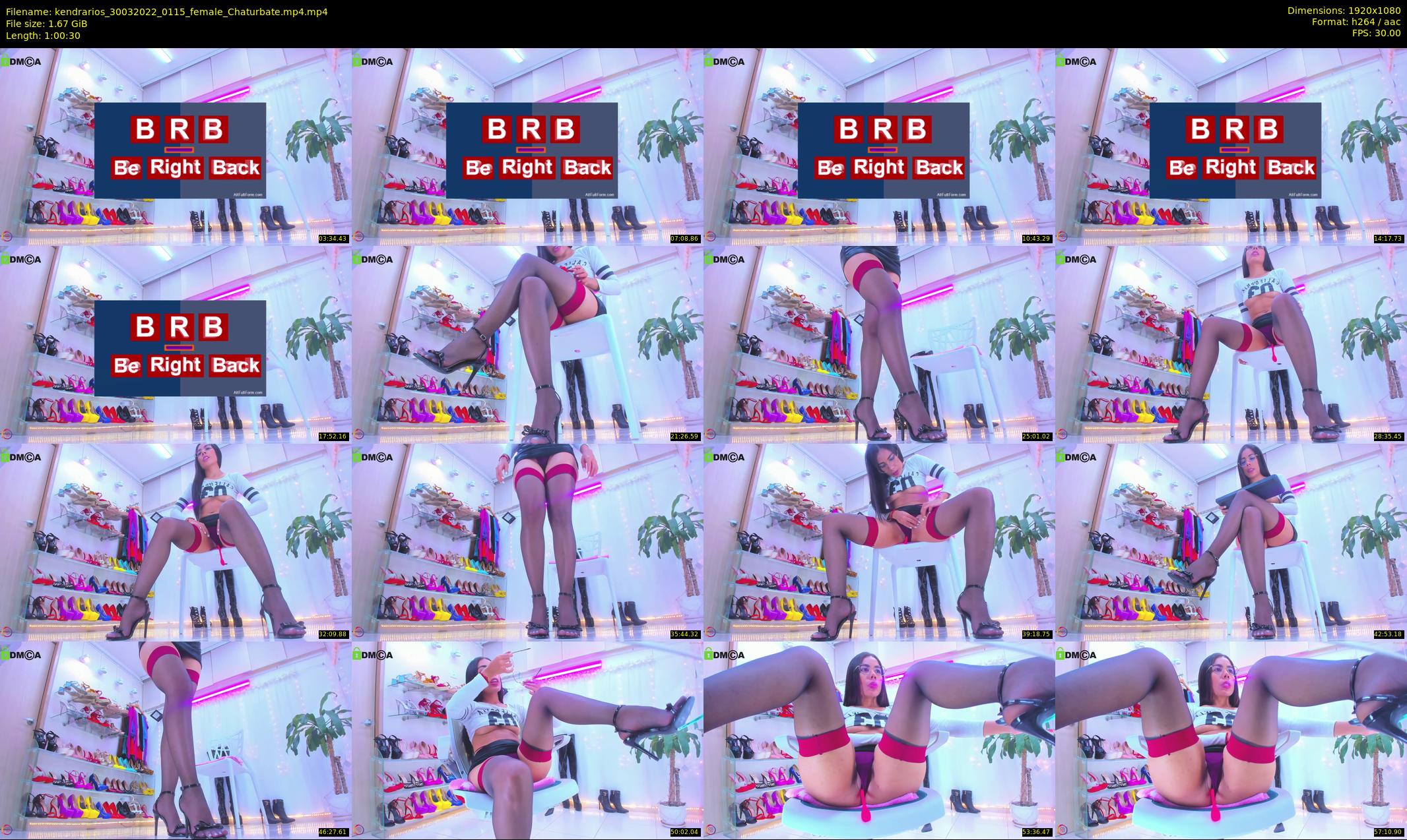 kendrarios — 61 minute Chaturbate female cam show recording, 1080p, Mar 30, 2022