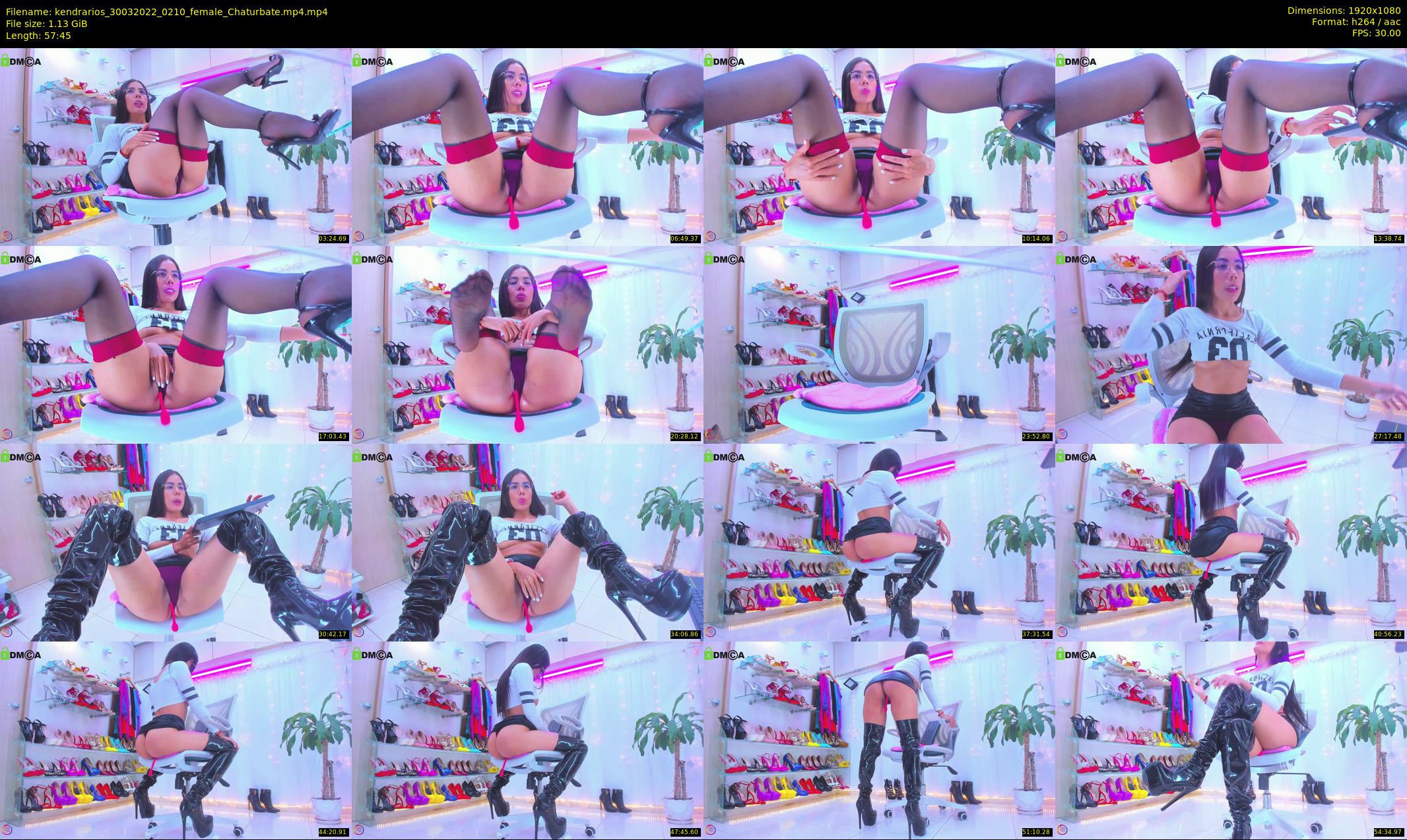 kendrarios — 58 minute Chaturbate female cam show recording, 1080p, Mar 30, 2022