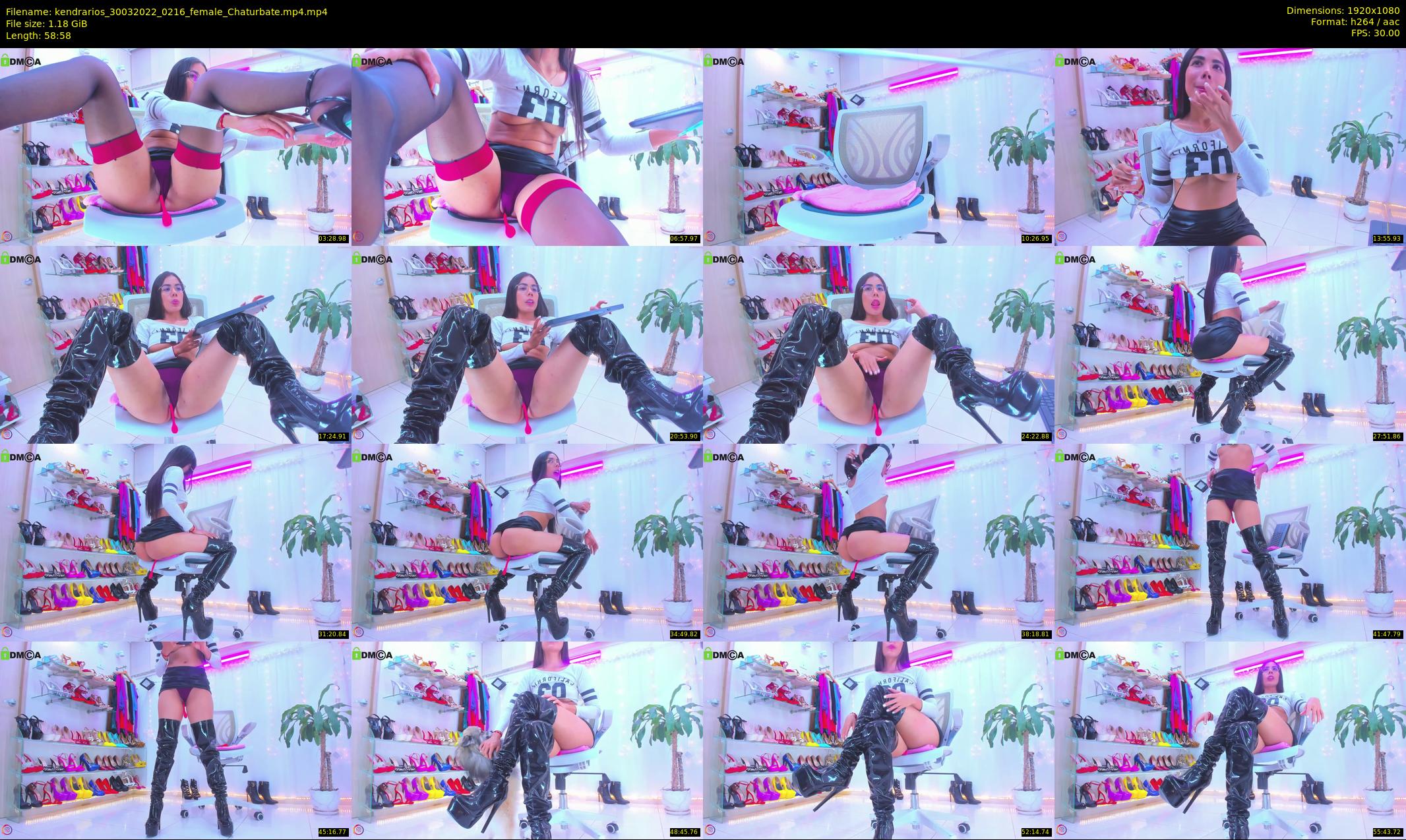 kendrarios — 59 minute Chaturbate female cam show recording, 1080p, Mar 30, 2022