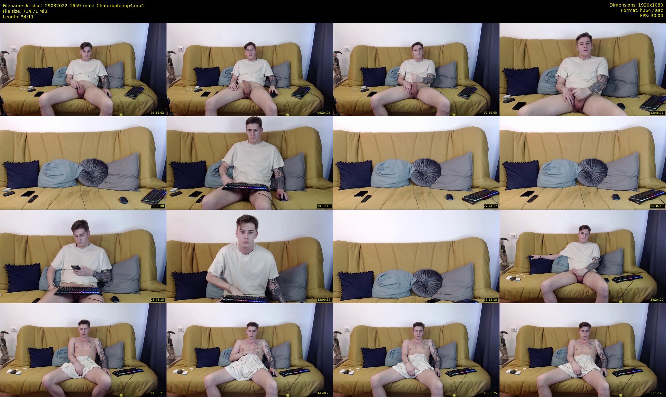 krishort — 55 minute Chaturbate male cam show recording, 1080p, Mar 29, 2022