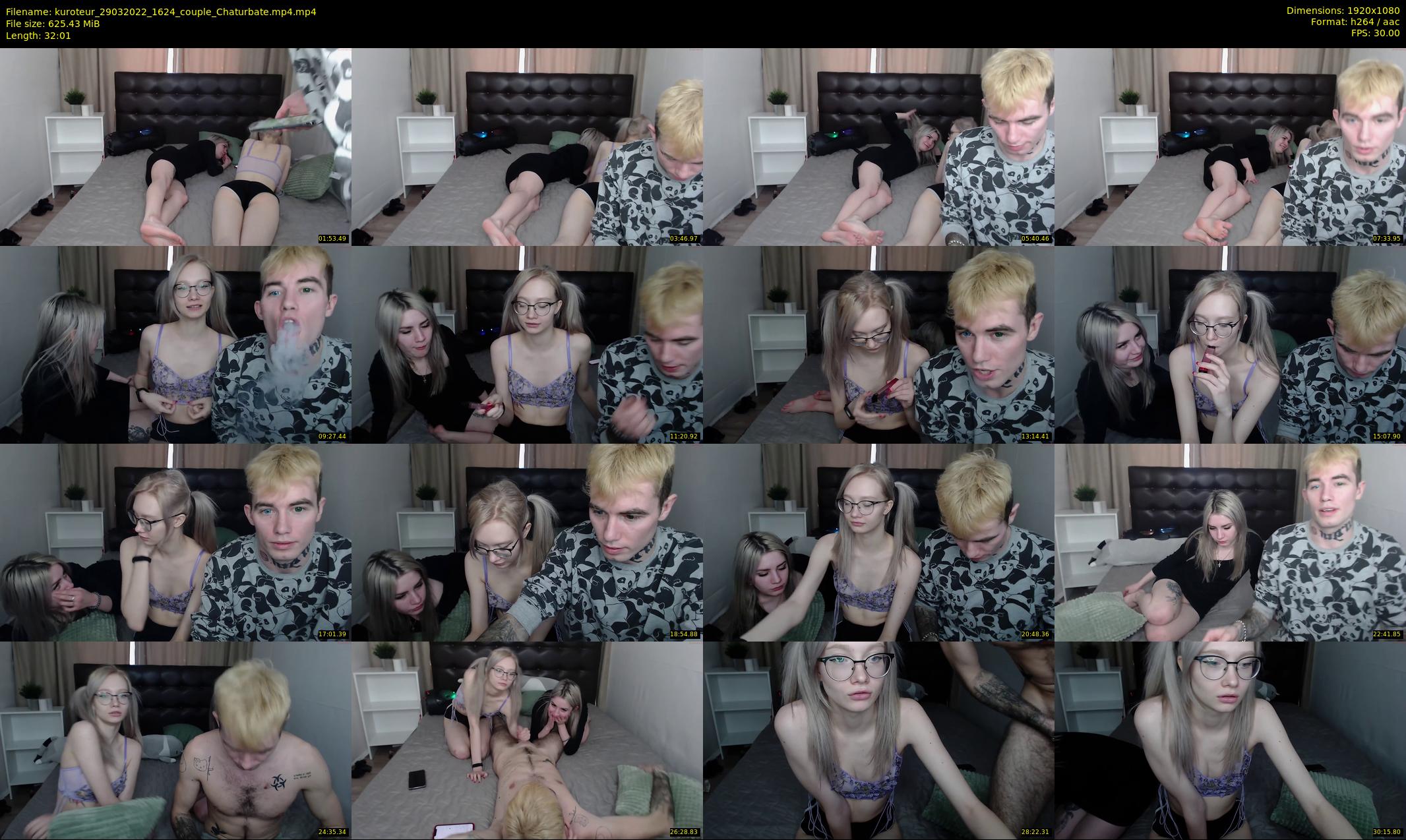 kuroteur — 33 minute Chaturbate couple cam show recording, 1080p, Mar 29, 2022