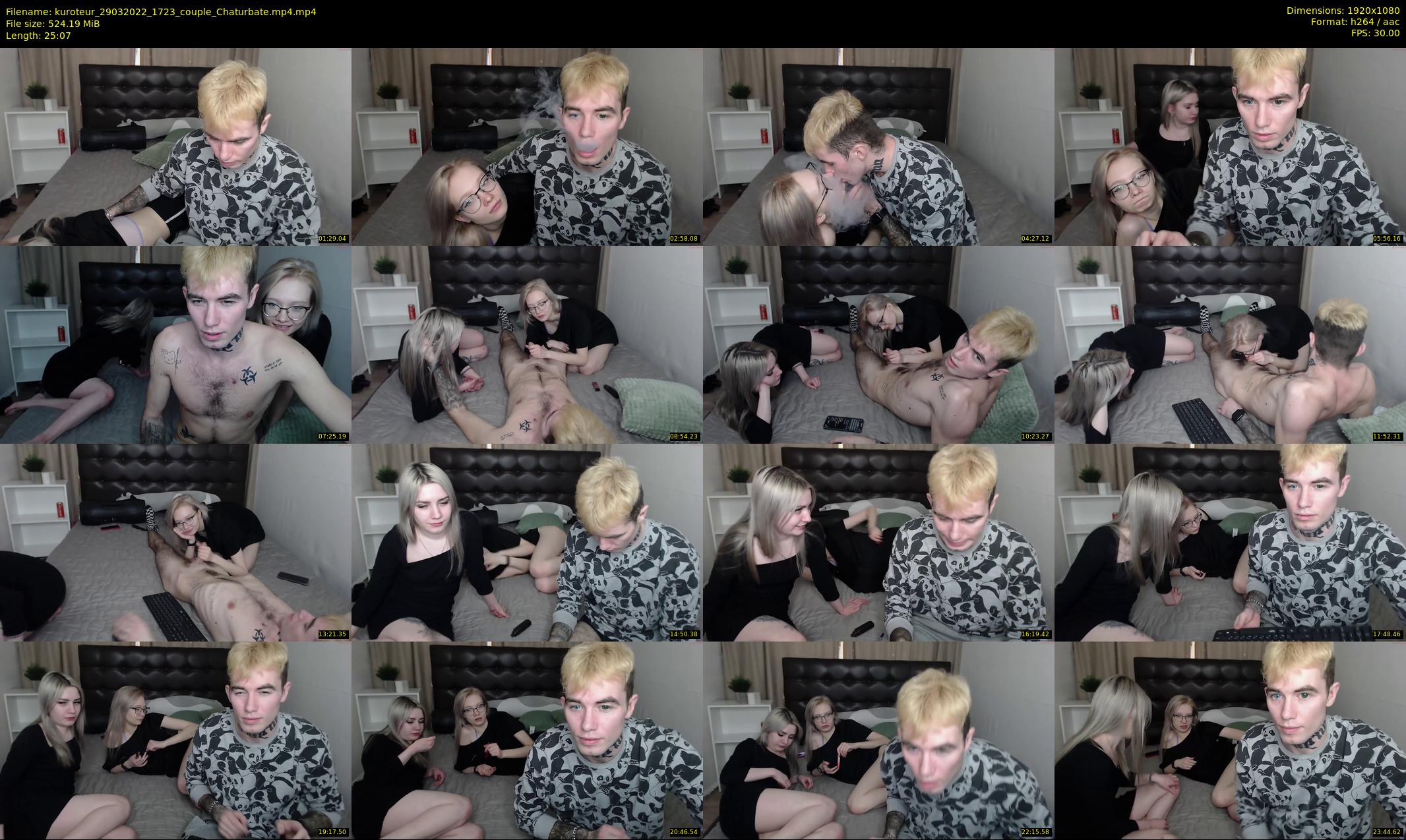 kuroteur — 26 minute Chaturbate couple cam show recording, 1080p, Mar 29, 2022