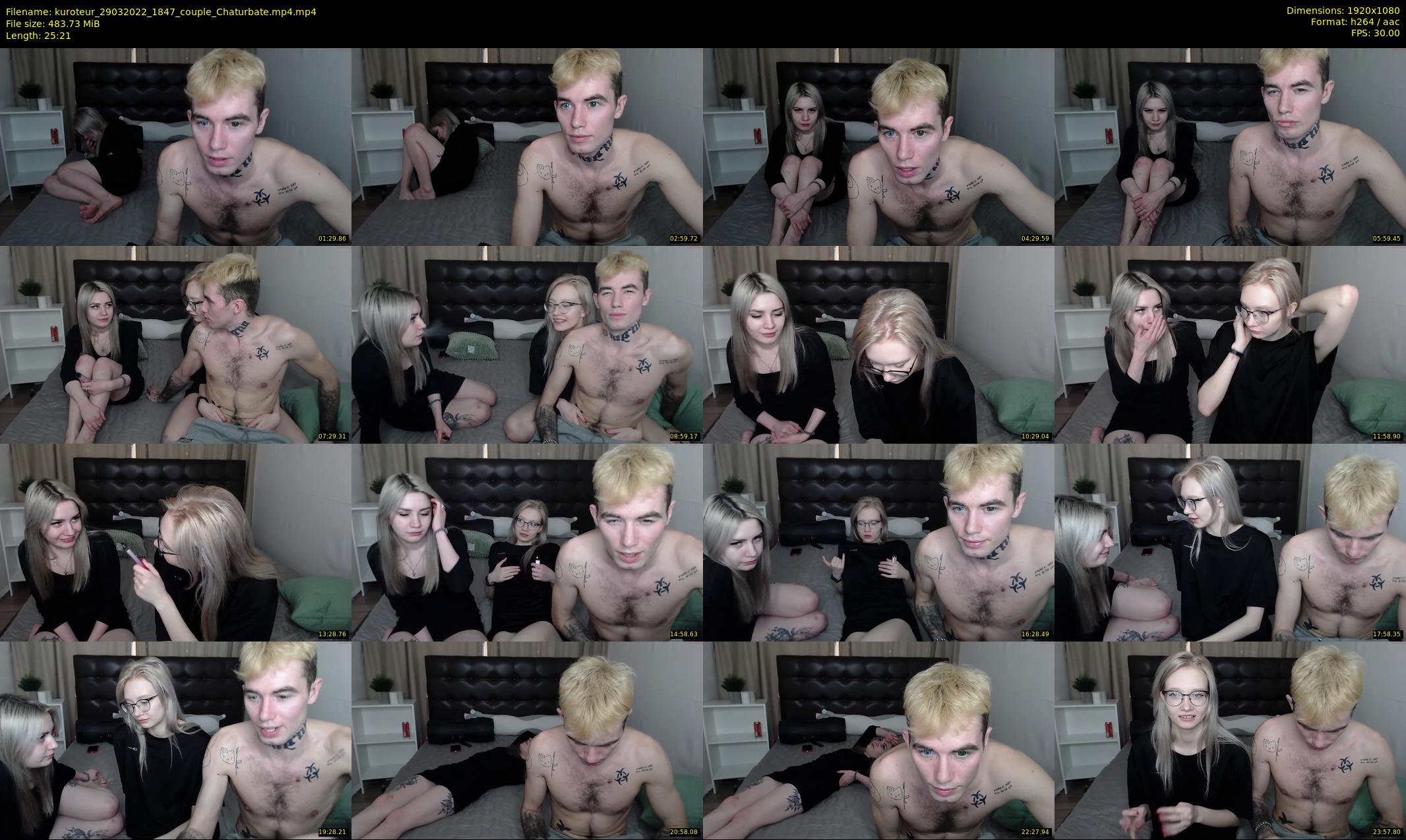 kuroteur — 26 minute Chaturbate couple cam show recording, 1080p, Mar 29, 2022
