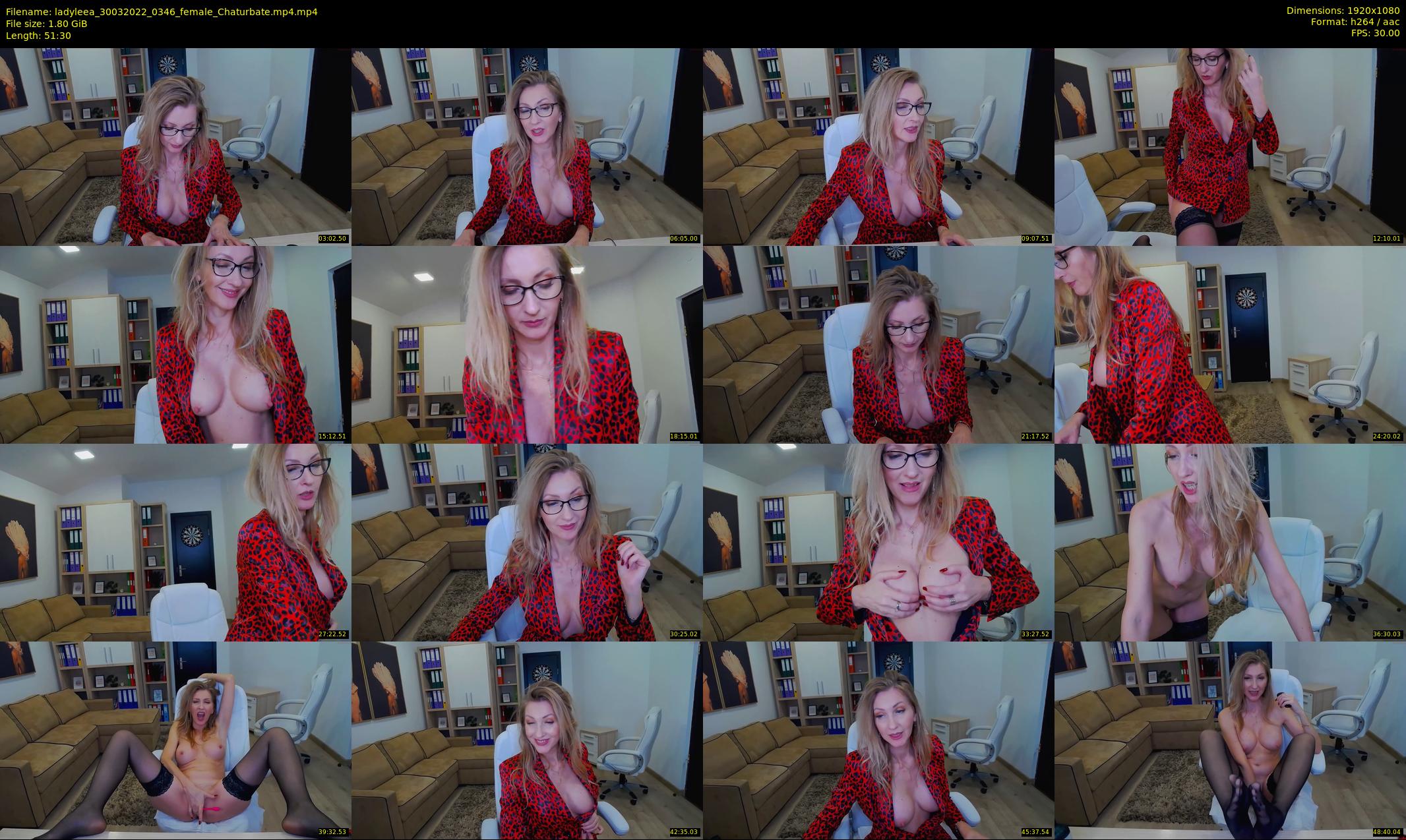 ladyleea — 52 minute Chaturbate female cam show recording, 1080p, Mar 30, 2022