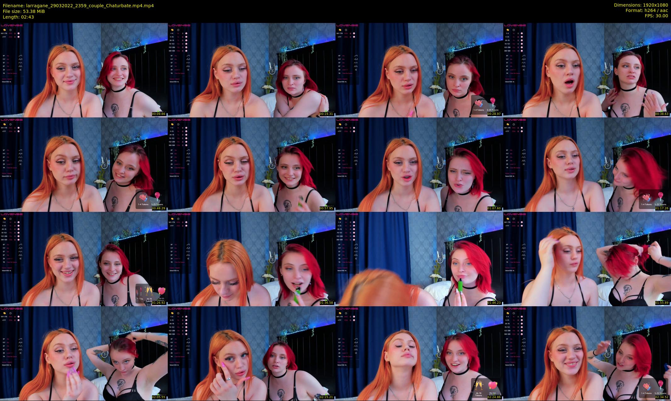 larragane — 3 minute Chaturbate couple cam show recording, 1080p, Mar 29, 2022