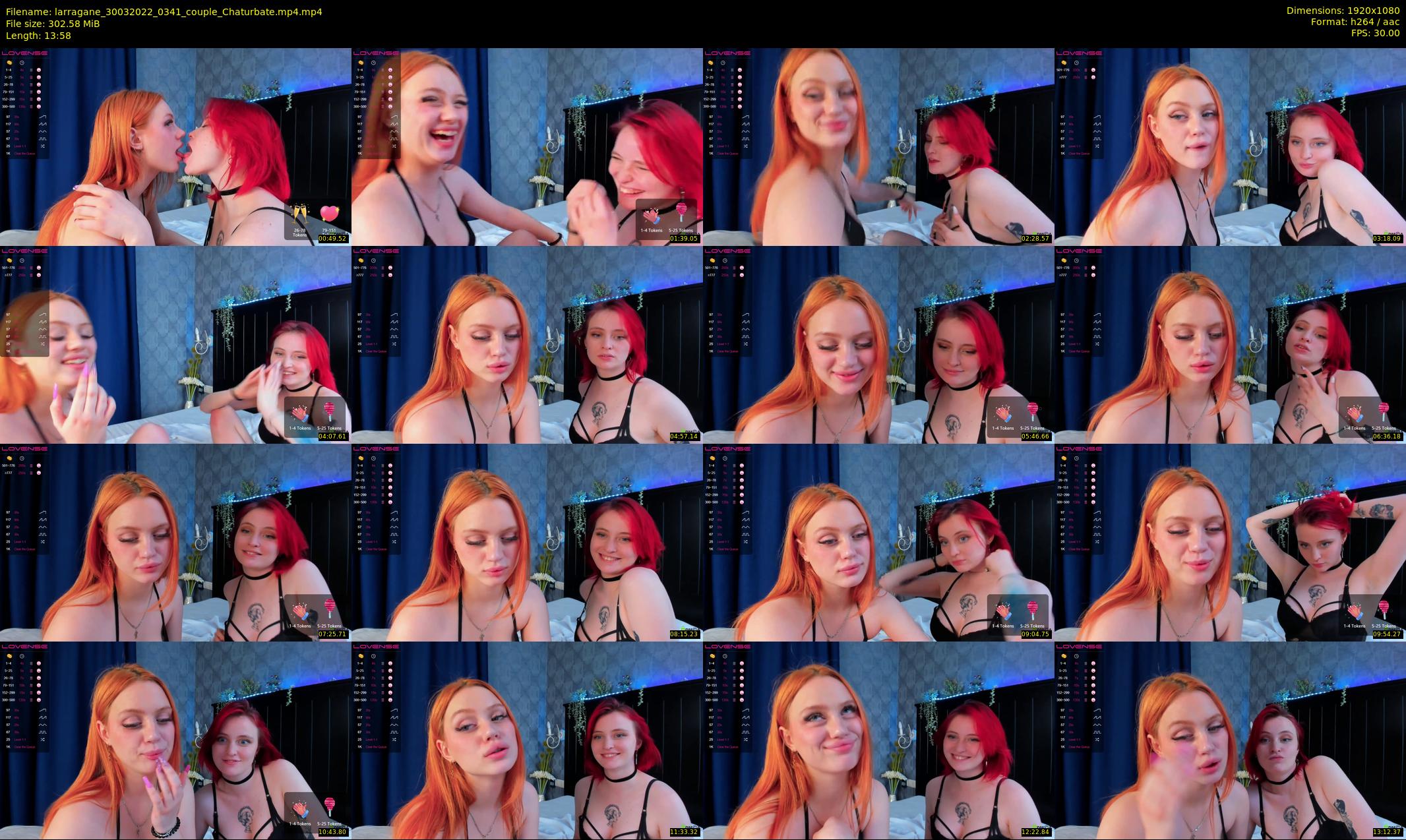 larragane — 14 minute Chaturbate couple cam show recording, 1080p, Mar 30, 2022