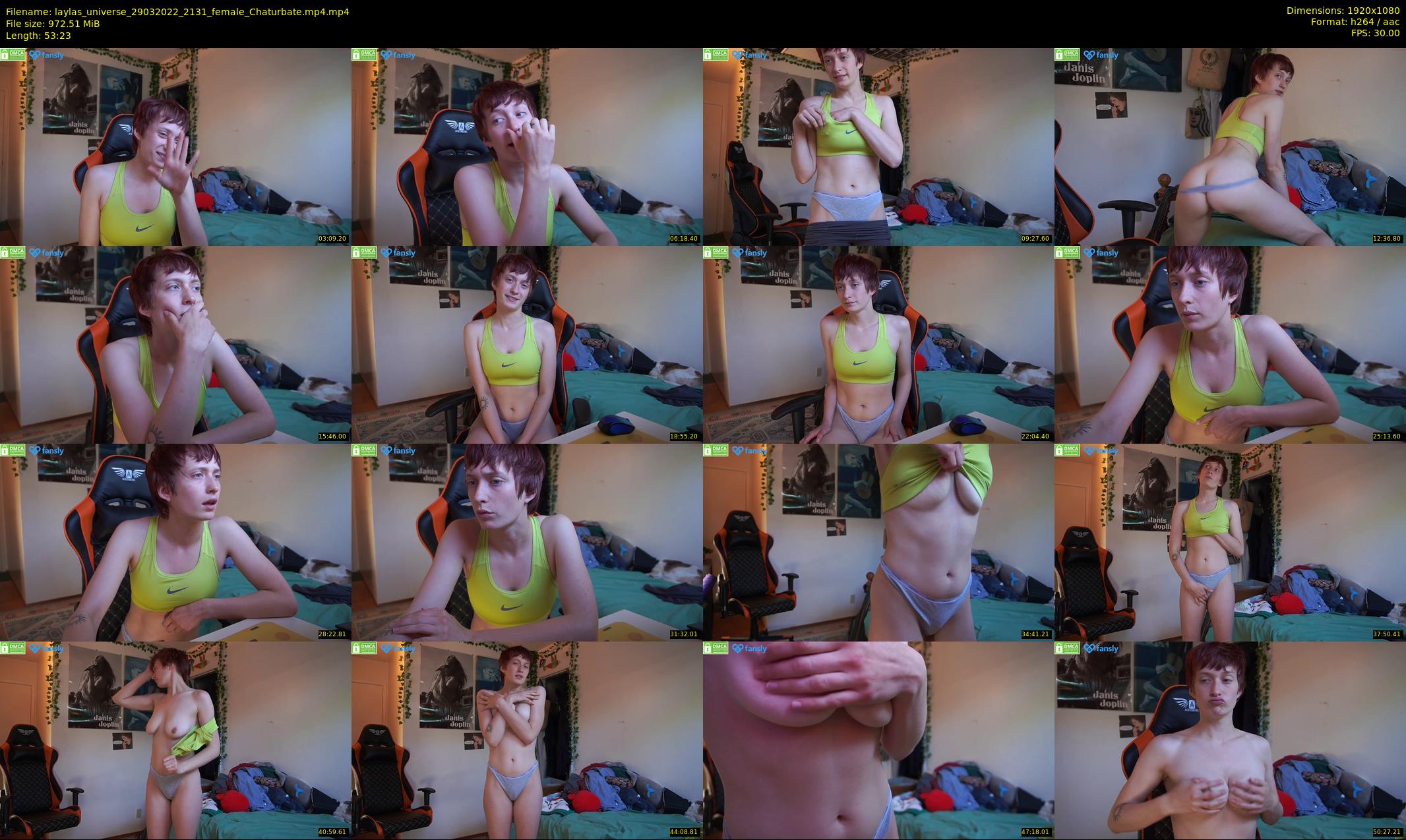 laylas_universe — 54 minute Chaturbate female cam show recording, 1080p, Mar 29, 2022