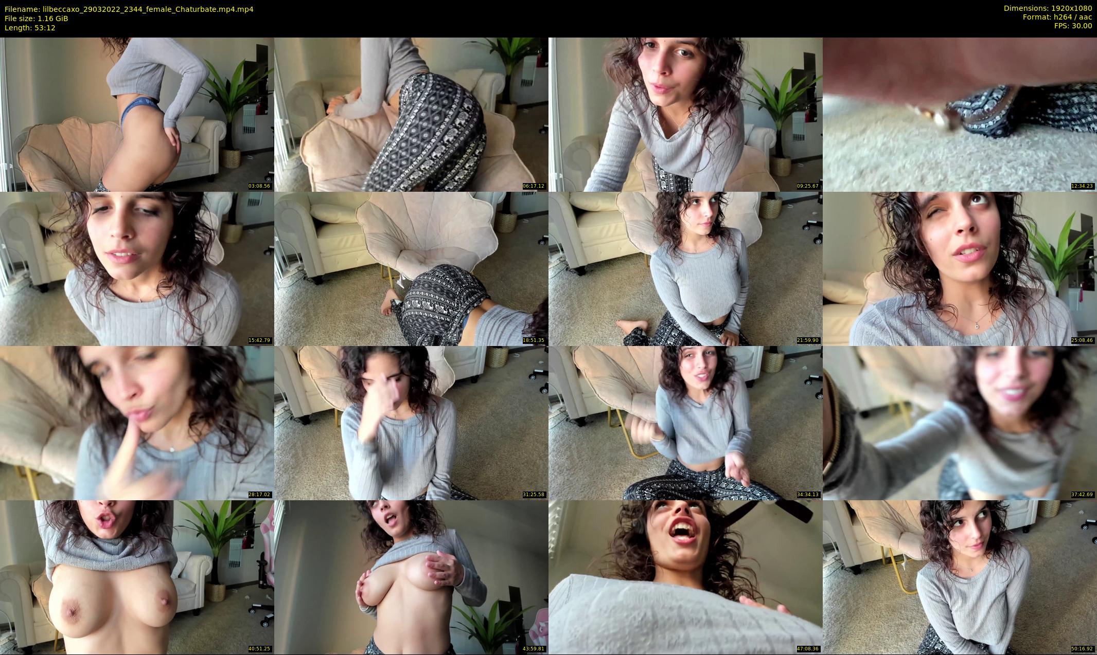 lilbeccaxo — 54 minute Chaturbate female cam show recording, 1080p, Mar 29, 2022