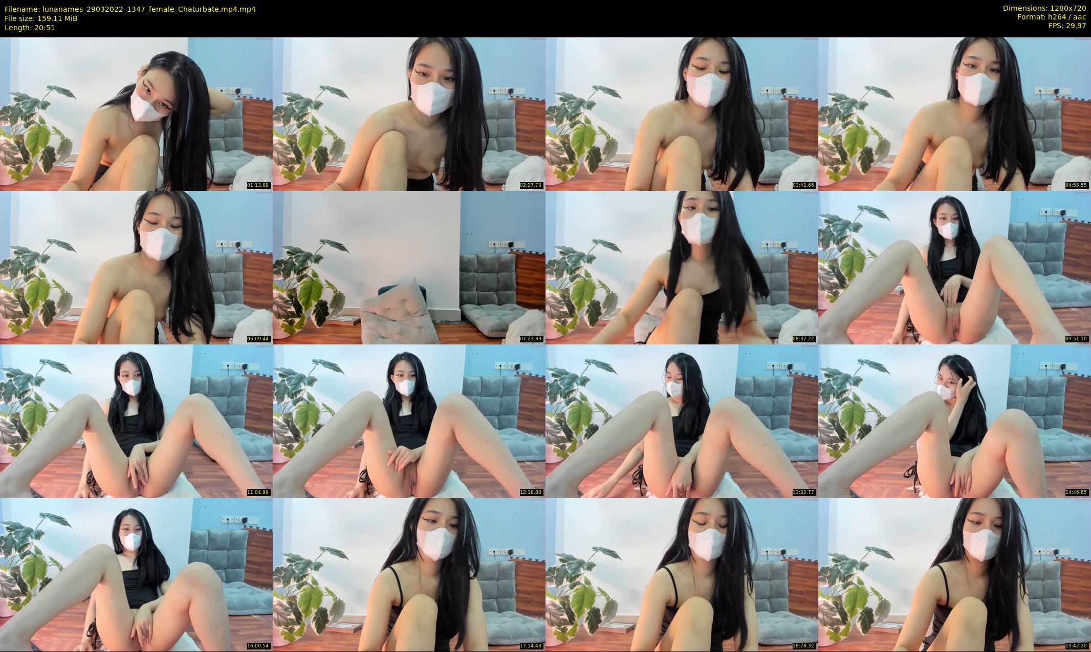 lunanames — 21 minute Chaturbate female cam show recording, 720p, Mar 29, 2022