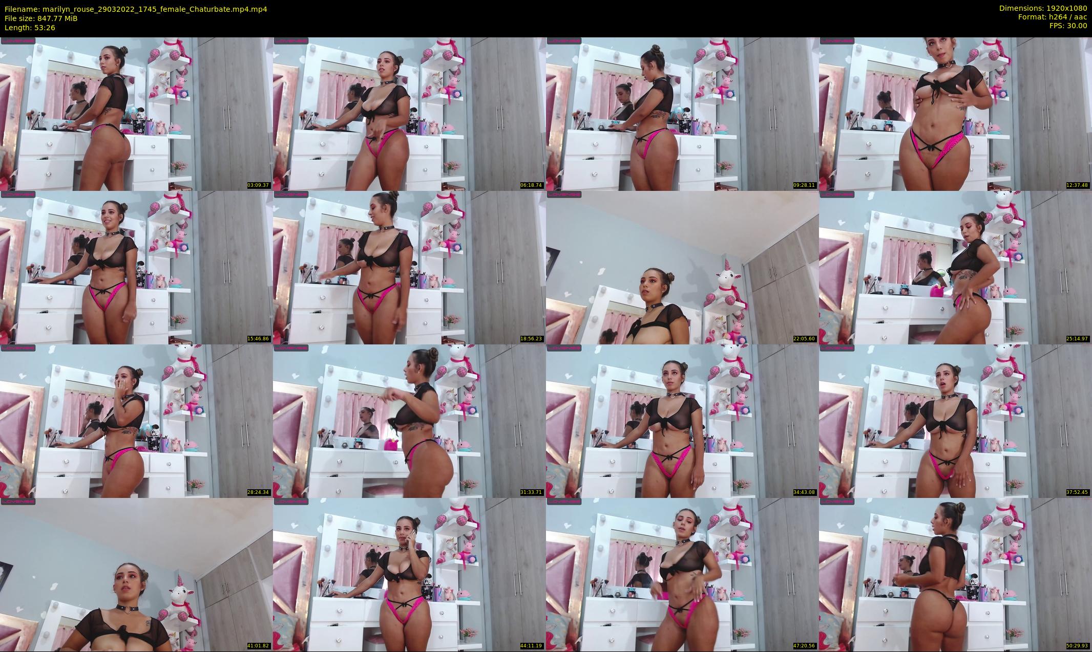 marilyn_rouse — 54 minute Chaturbate female cam show recording, 1080p, Mar 29, 2022