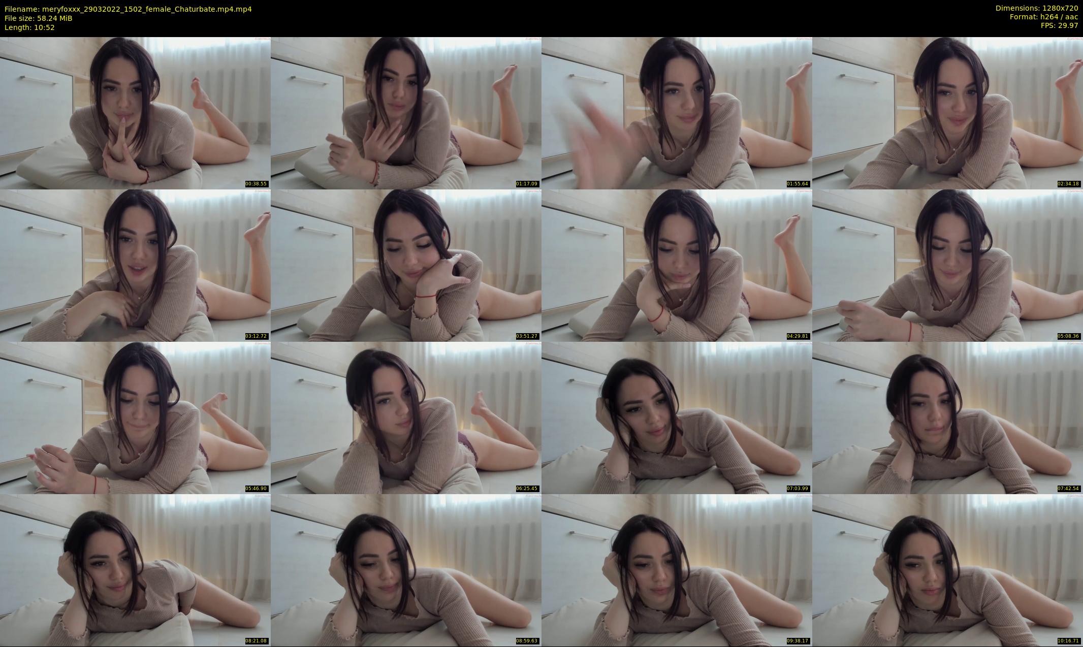 meryfoxxx — 11 minute Chaturbate female cam show recording, 720p, Mar 29, 2022