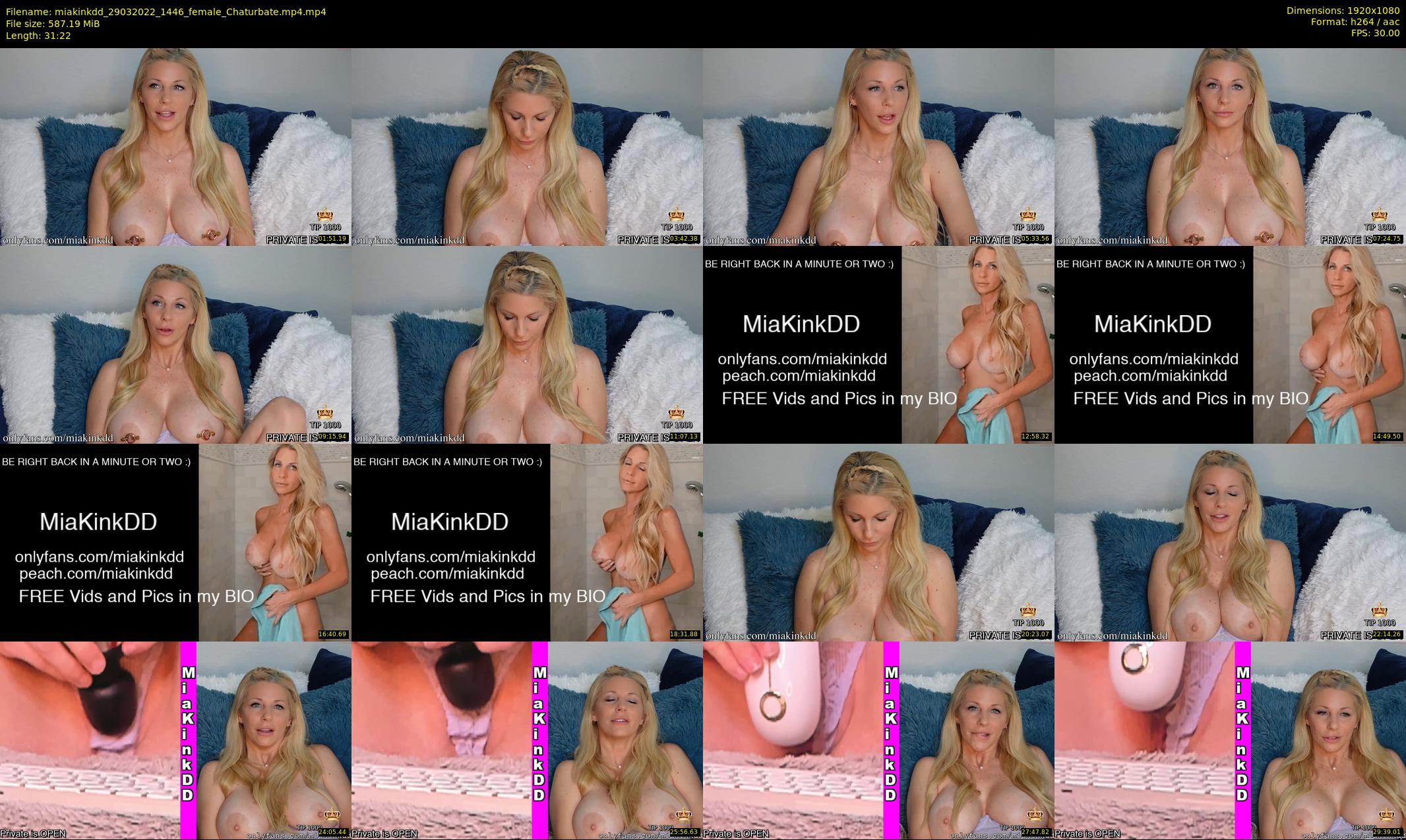 miakinkdd — 32 minute Chaturbate female cam show recording, 1080p, Mar 29, 2022