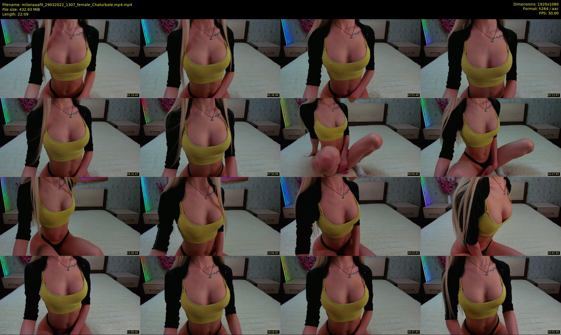 milanaaafit — 23 minute Chaturbate couple cam show recording, 1080p, Mar 29, 2022