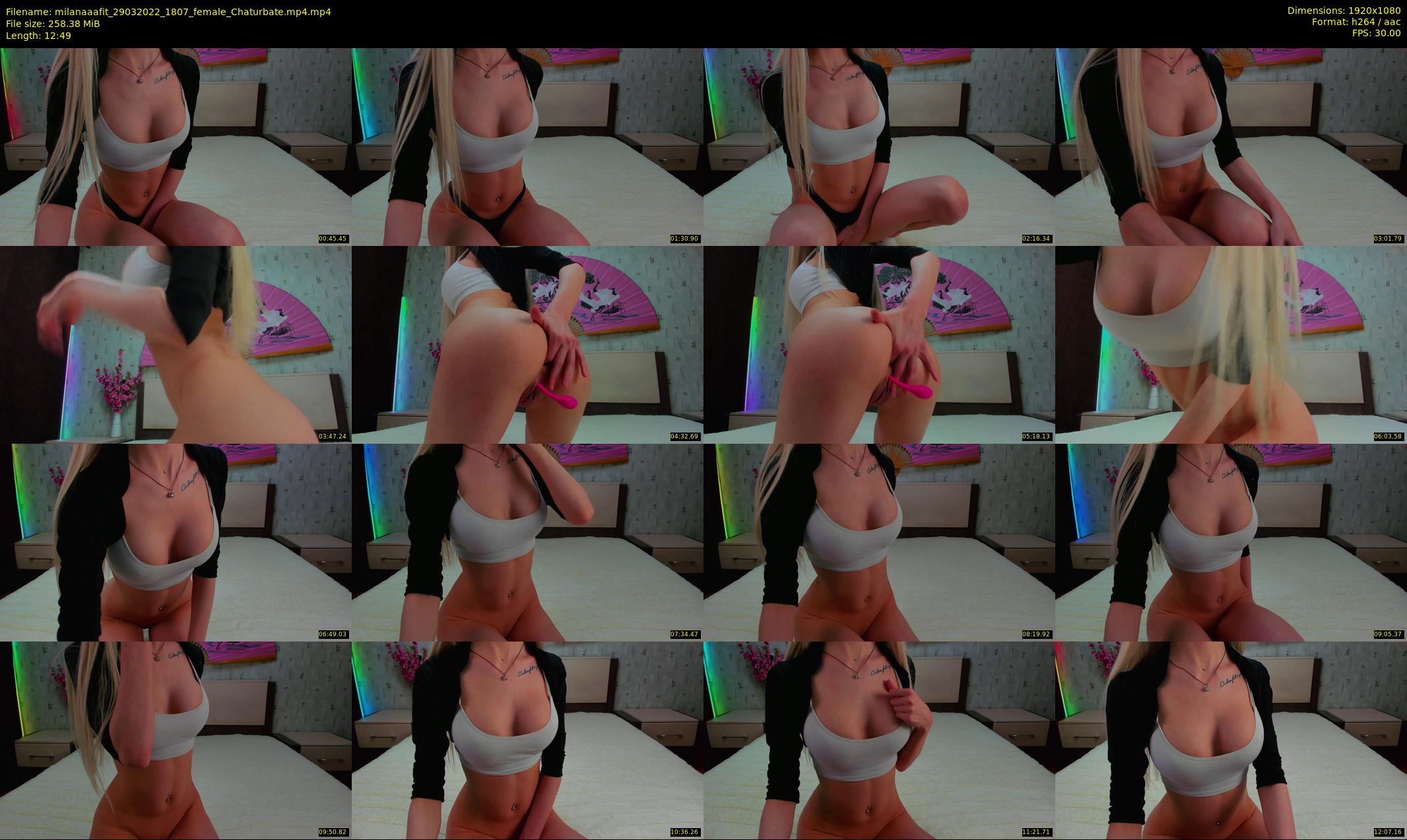 milanaaafit — 13 minute Chaturbate couple cam show recording, 1080p, Mar 29, 2022