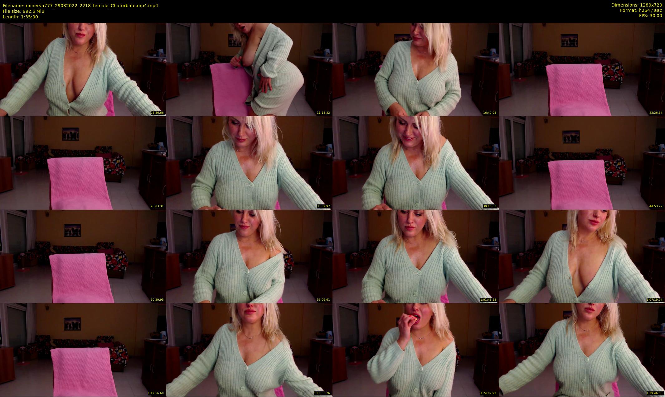 minerva777 — 95 minute Chaturbate female cam show recording, 720p, Mar 29, 2022