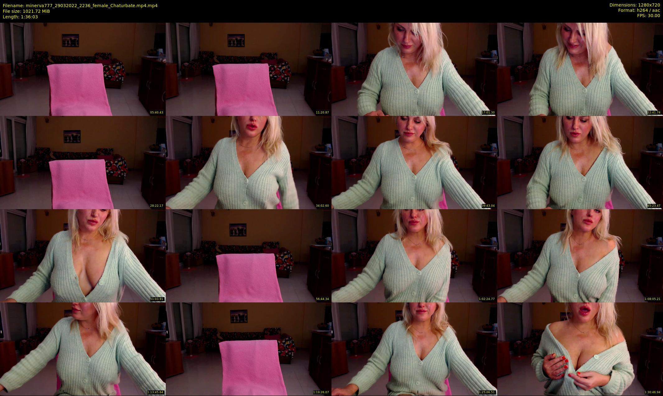 minerva777 — 97 minute Chaturbate female cam show recording, 720p, Mar 29, 2022