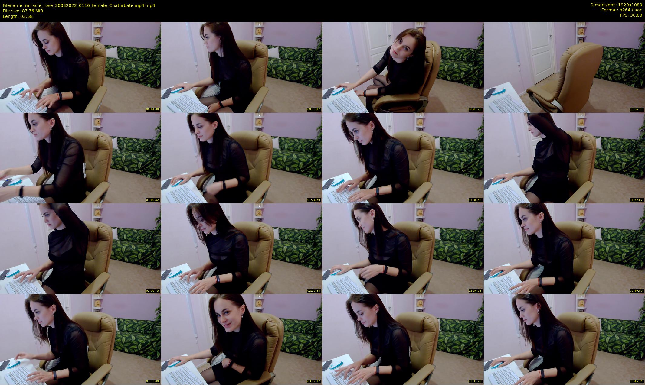 miracle_rose — 4 minute Chaturbate female cam show recording, 1080p, Mar 30, 2022