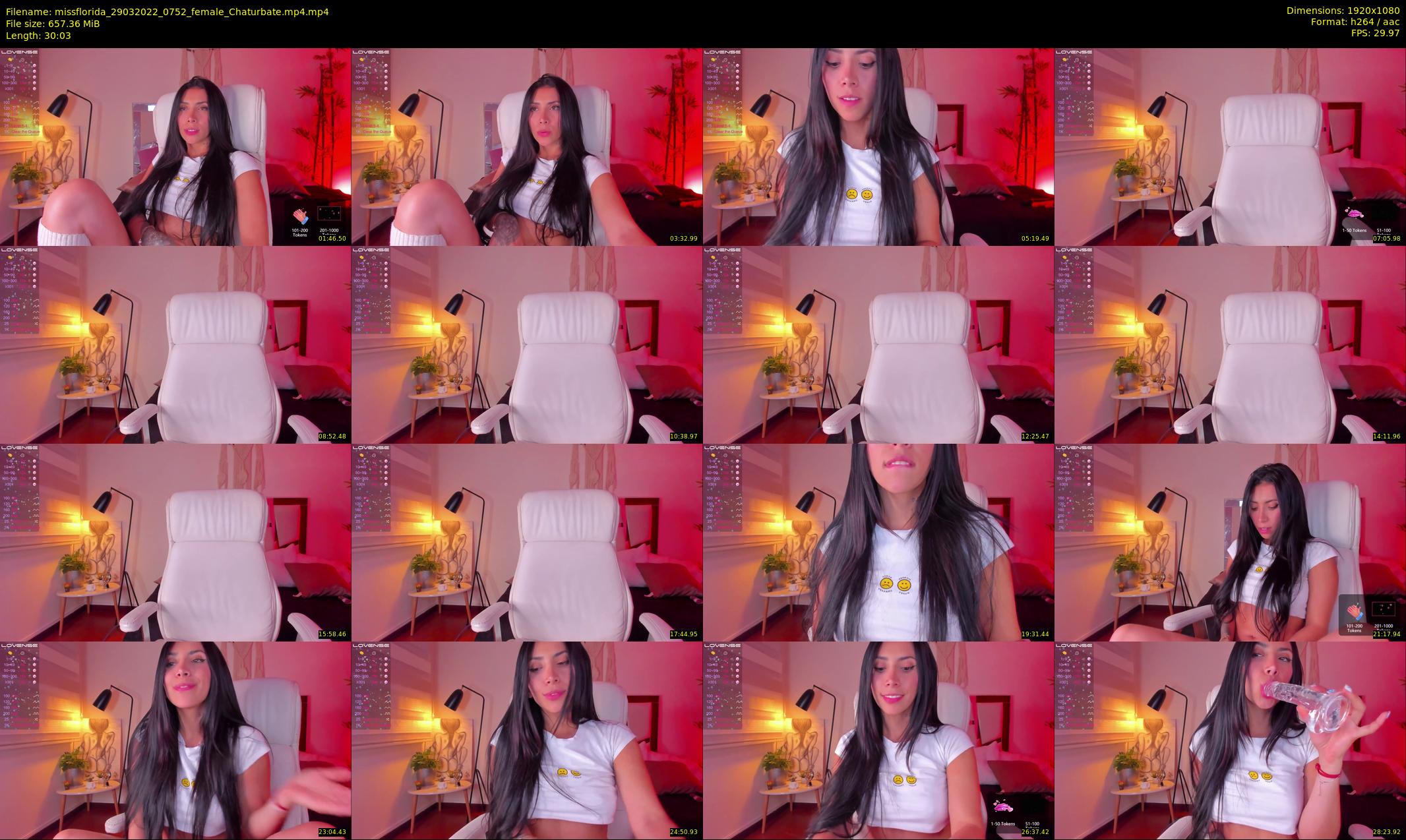 missflorida — 31 minute Chaturbate female cam show recording, 1080p, Mar 29, 2022