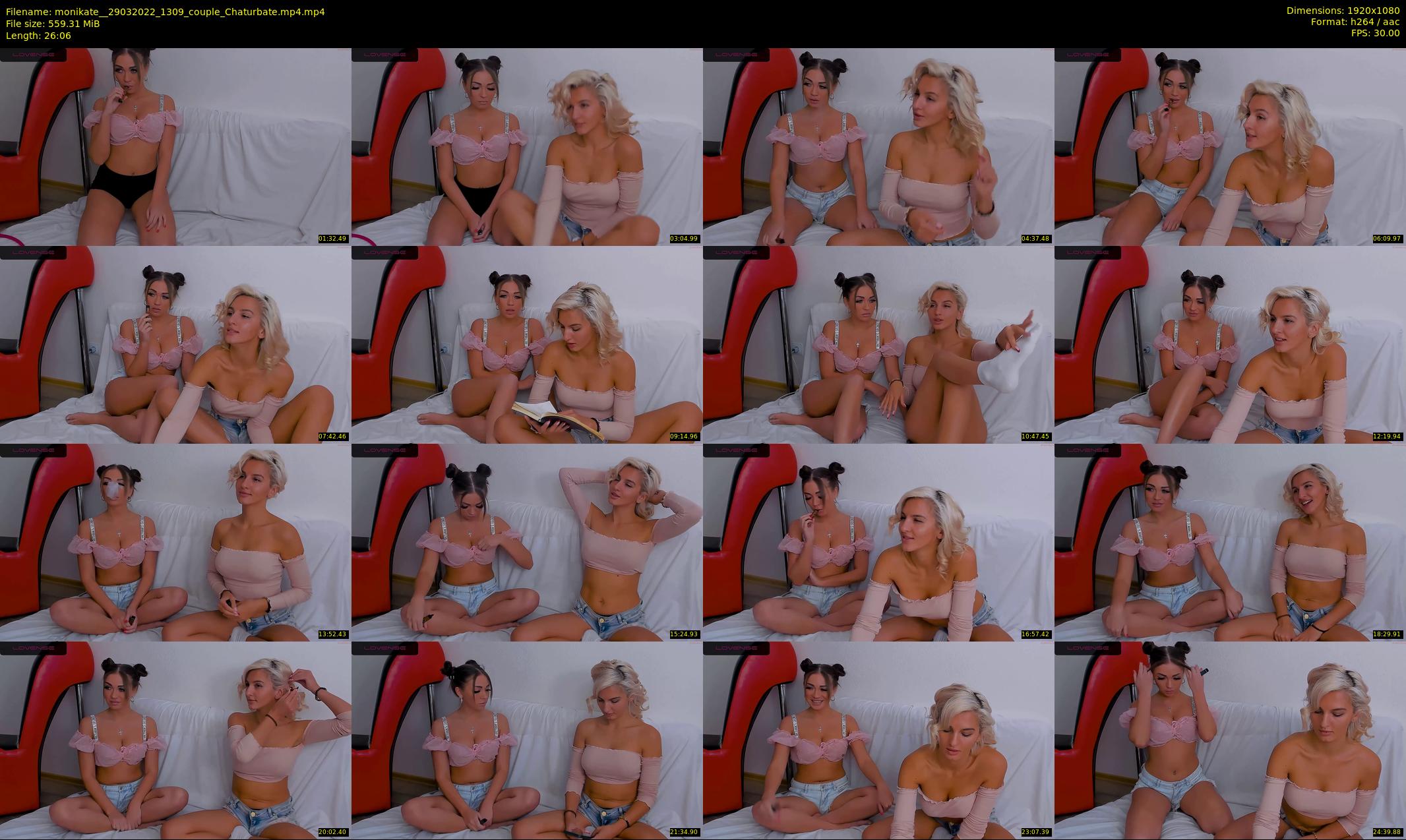 monikate_ — 27 minute Chaturbate couple cam show recording, 1080p, Mar 29, 2022