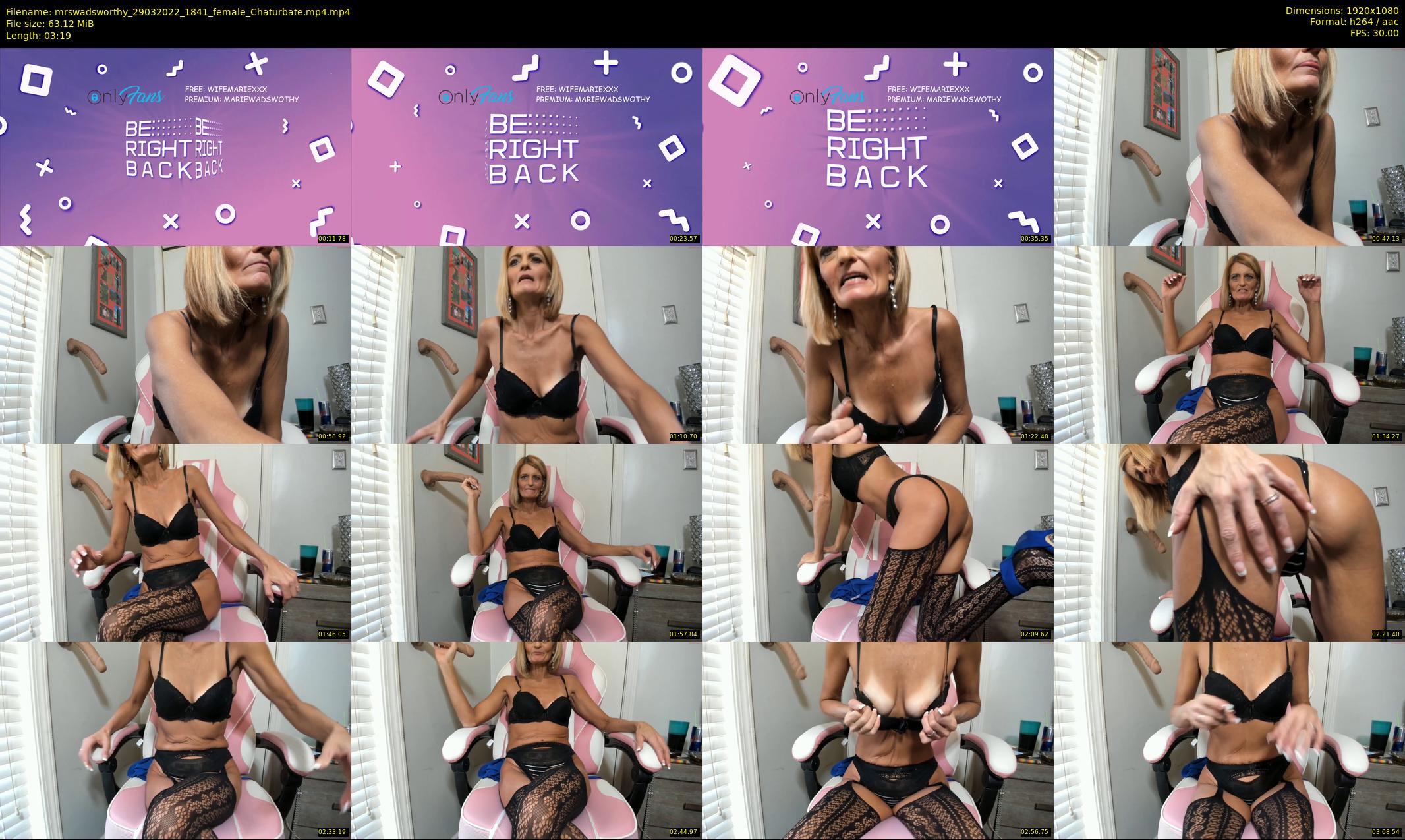 mrswadsworthy — 4 minute Chaturbate female cam show recording, 1080p, Mar 29, 2022