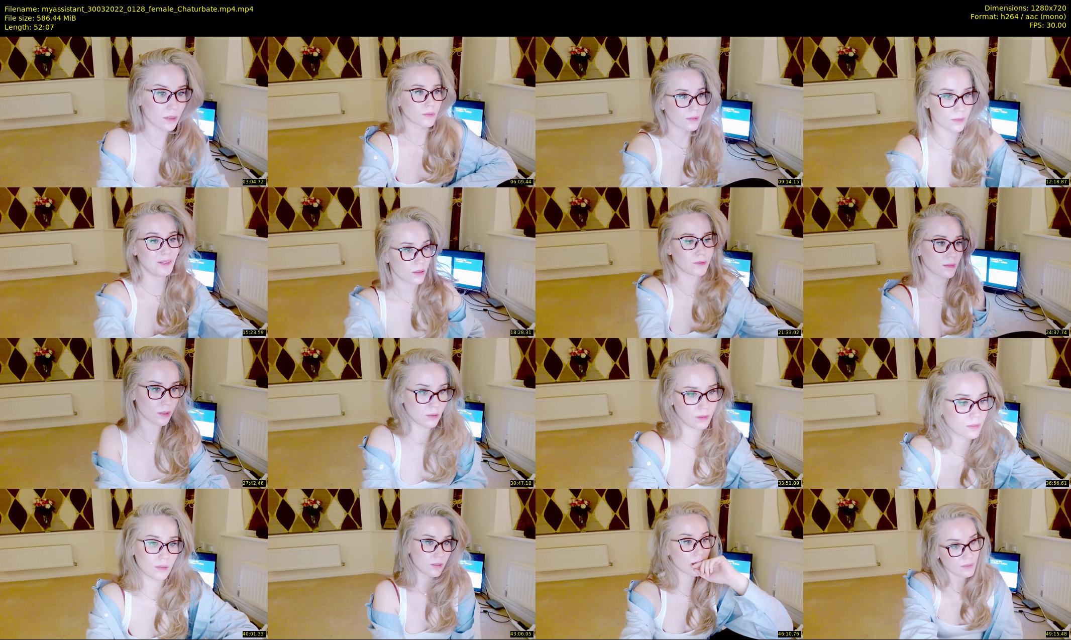 myassistant — 53 minute Chaturbate female cam show recording, 720p, Mar 30, 2022